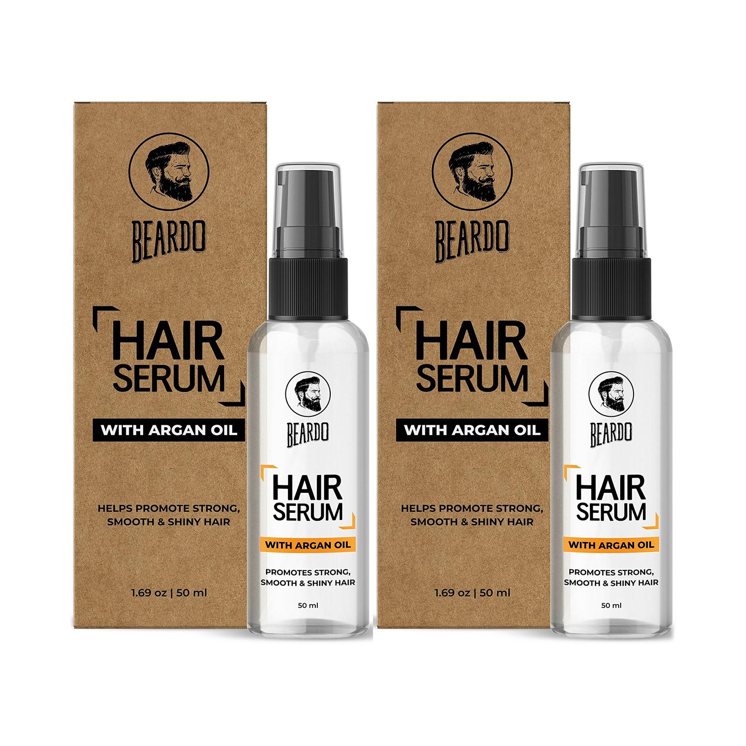 Beardo | Beardo Hair Serum With Argan Oil 50ml Combo (Pack of 2)