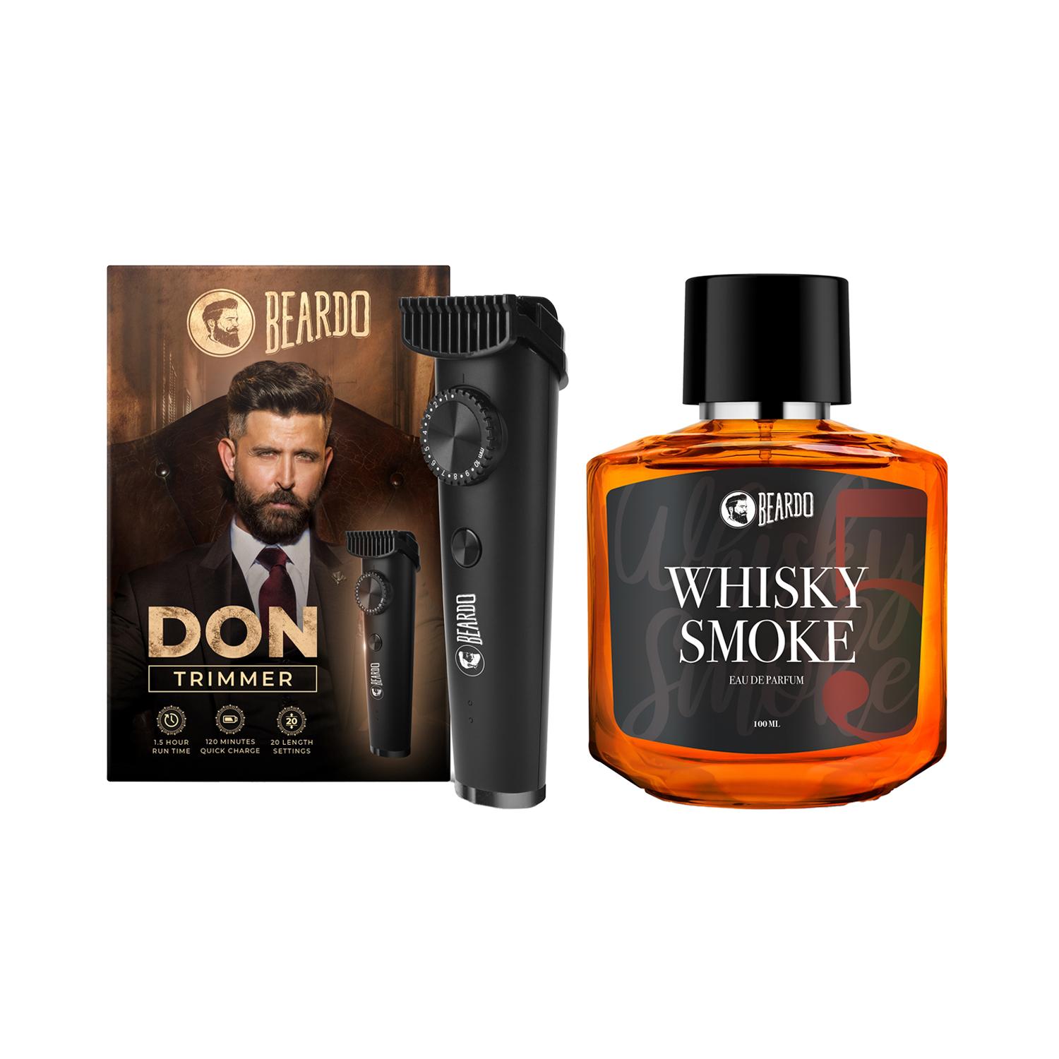 Beardo | Beardo Don Trimmer & Whisky Smoke Eau De Perfume Combo