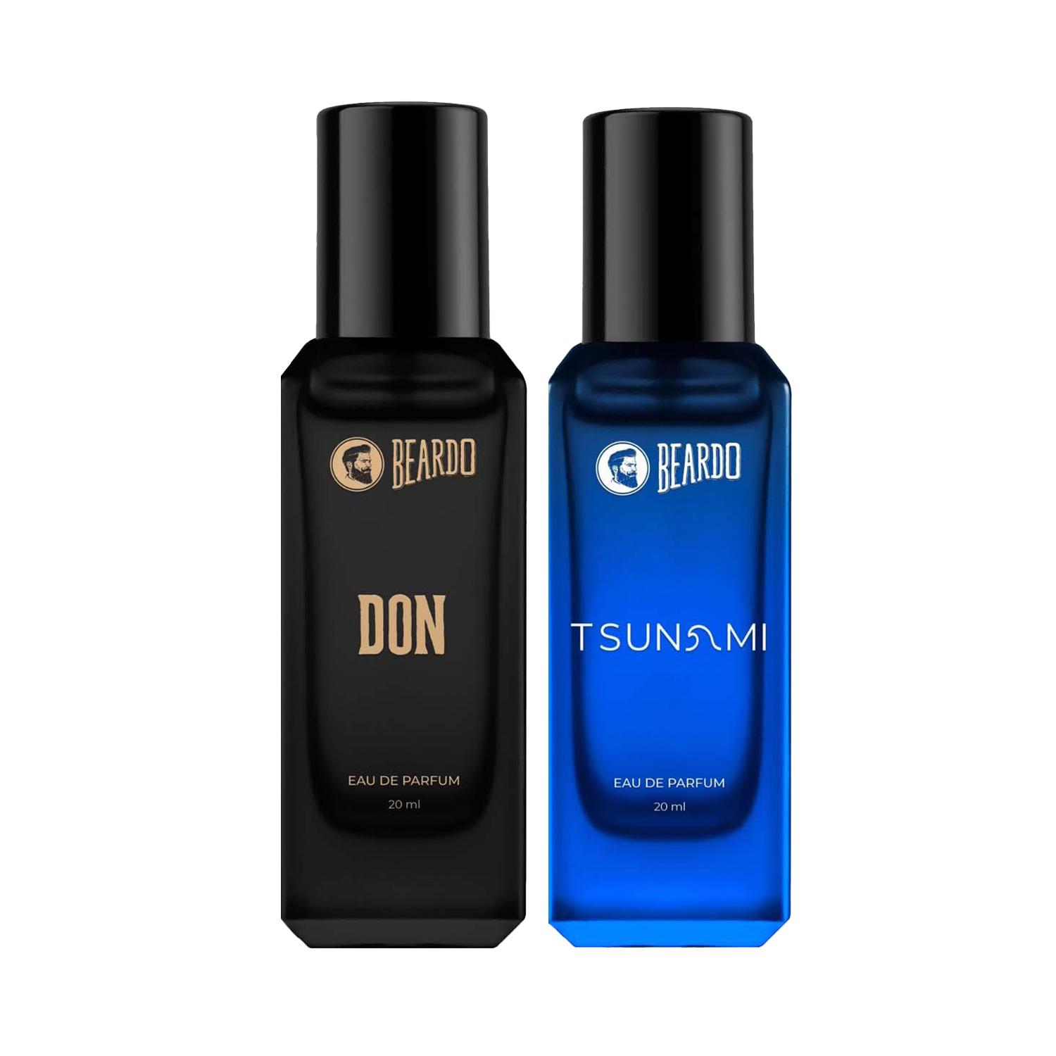Beardo | Beardo Tsunami Perfume & Don Perfume for Men, Strong Long Lasting Mens Ideal Gift Combo