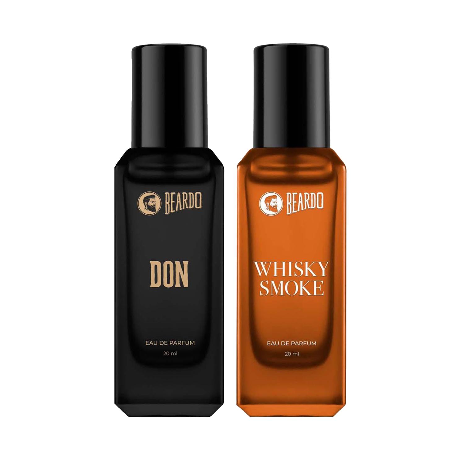 Beardo | Beardo Don Perfume & Whisky Smoke Perfume for Men, Spicy, Woody - Oudh Combo
