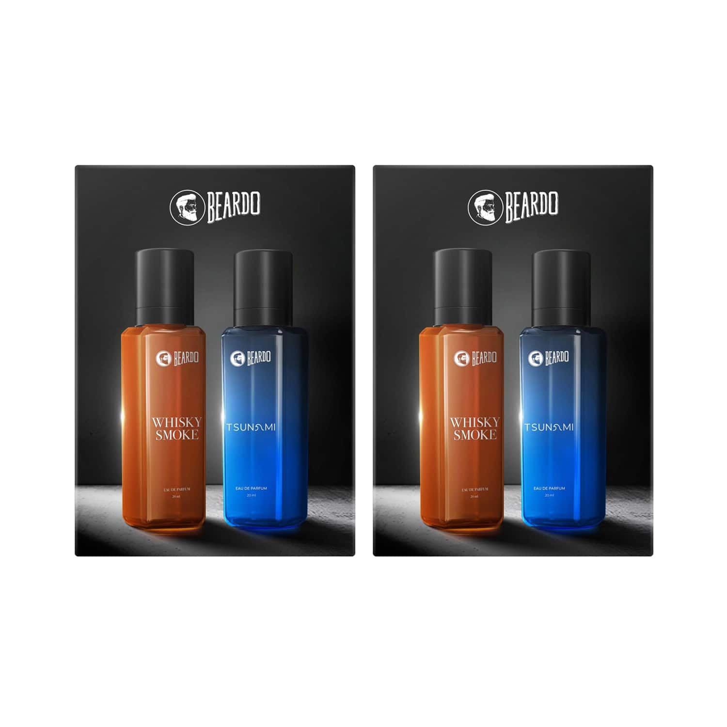 Beardo | Beardo Men Whisky Smoke And Tsunami Fragrance Combo (20 ml)