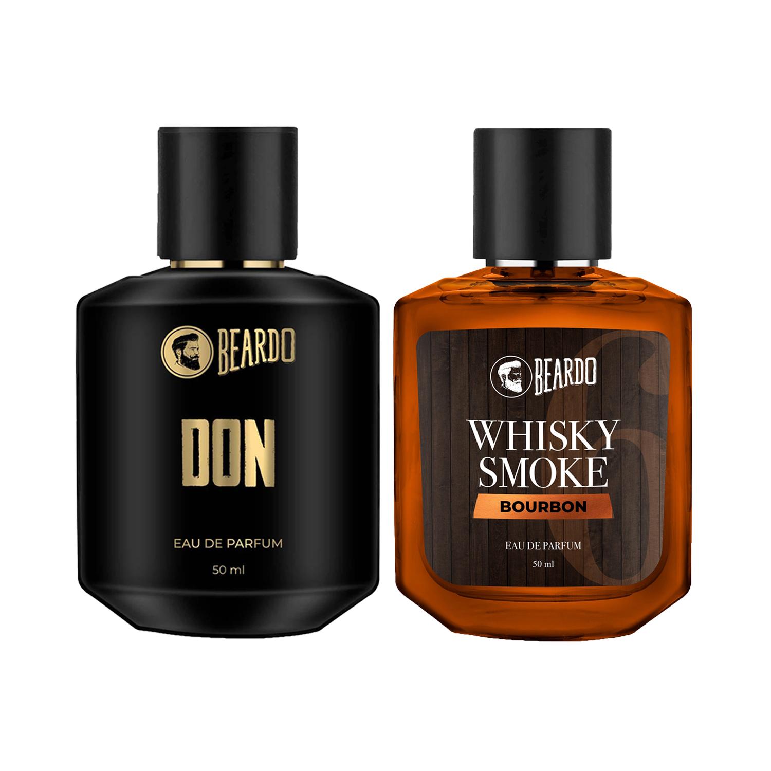 Beardo | Beardo Don Perfume Edp (50 ml) & Whisky Smoke Bourbon Eau De Parfum (50 ml) Combo