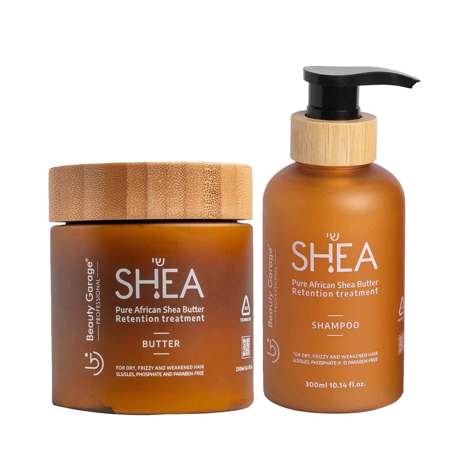 Beauty Garage | Beauty Garage Shea Retention Shampoo (300 ml) & Retention Butter (250 ml) Combo