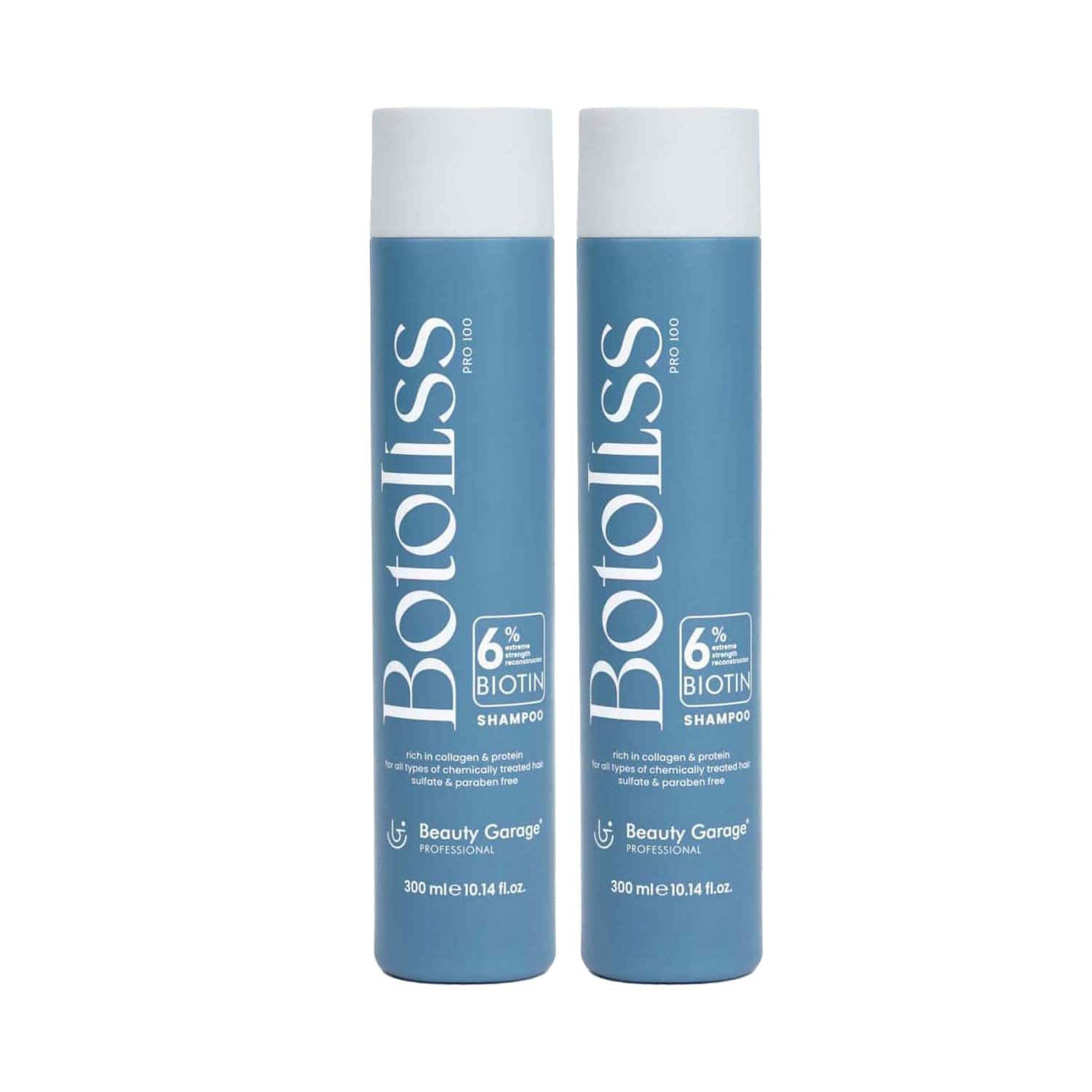 Beauty Garage | Beauty Garage Botoliss Biotin Shampoo (2 x 300 ml) Pack of 2 Combo
