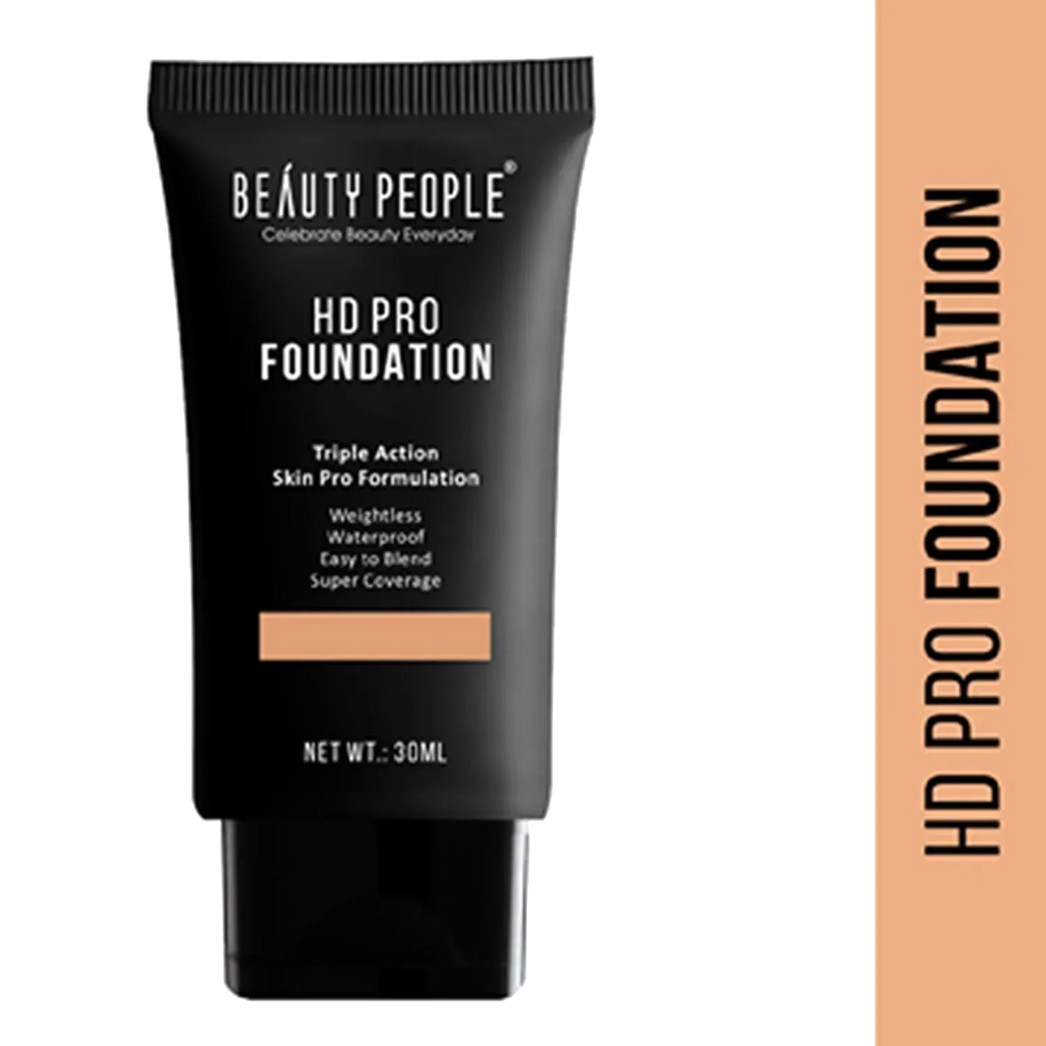 Beauty People | Beauty People HD PRO Foundation 01 Dark Beige (30ml)