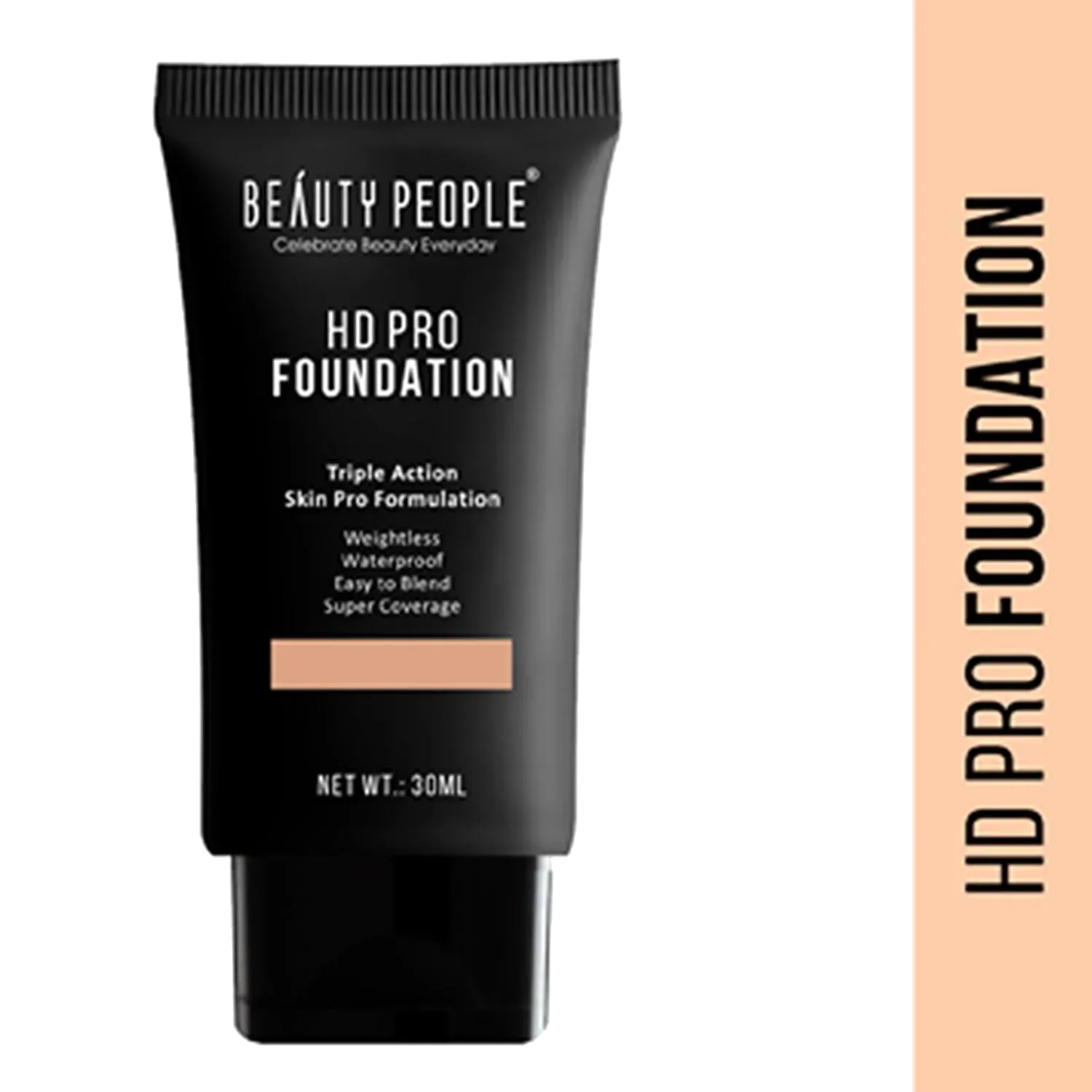 Beauty People | Beauty People HD PRO Foundation 03 Light Beige (30ml)