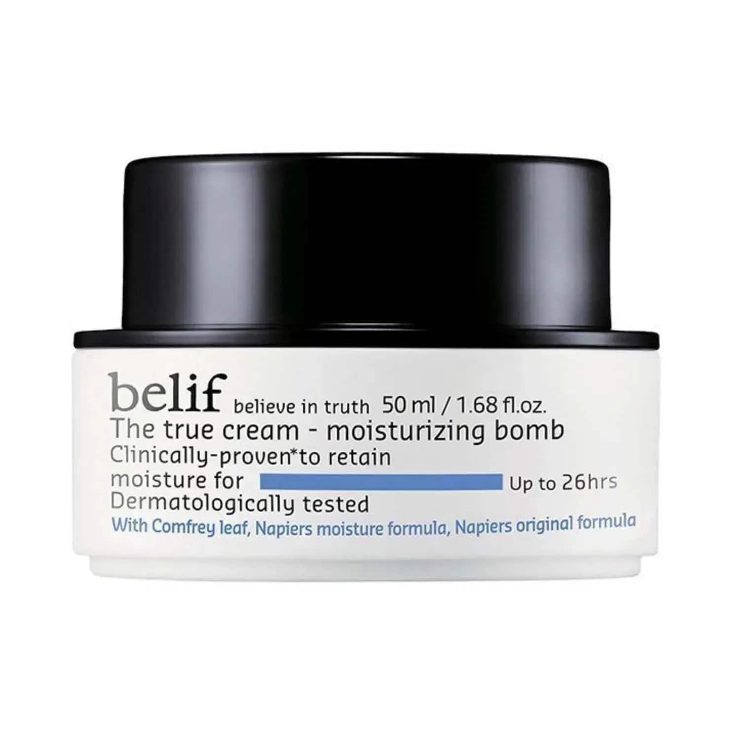 Belif | Belif The True Cream Moisturizing Bomb-Vegan & Korean, Ceramide & Peptides for Barrier Repair (50 ml)
