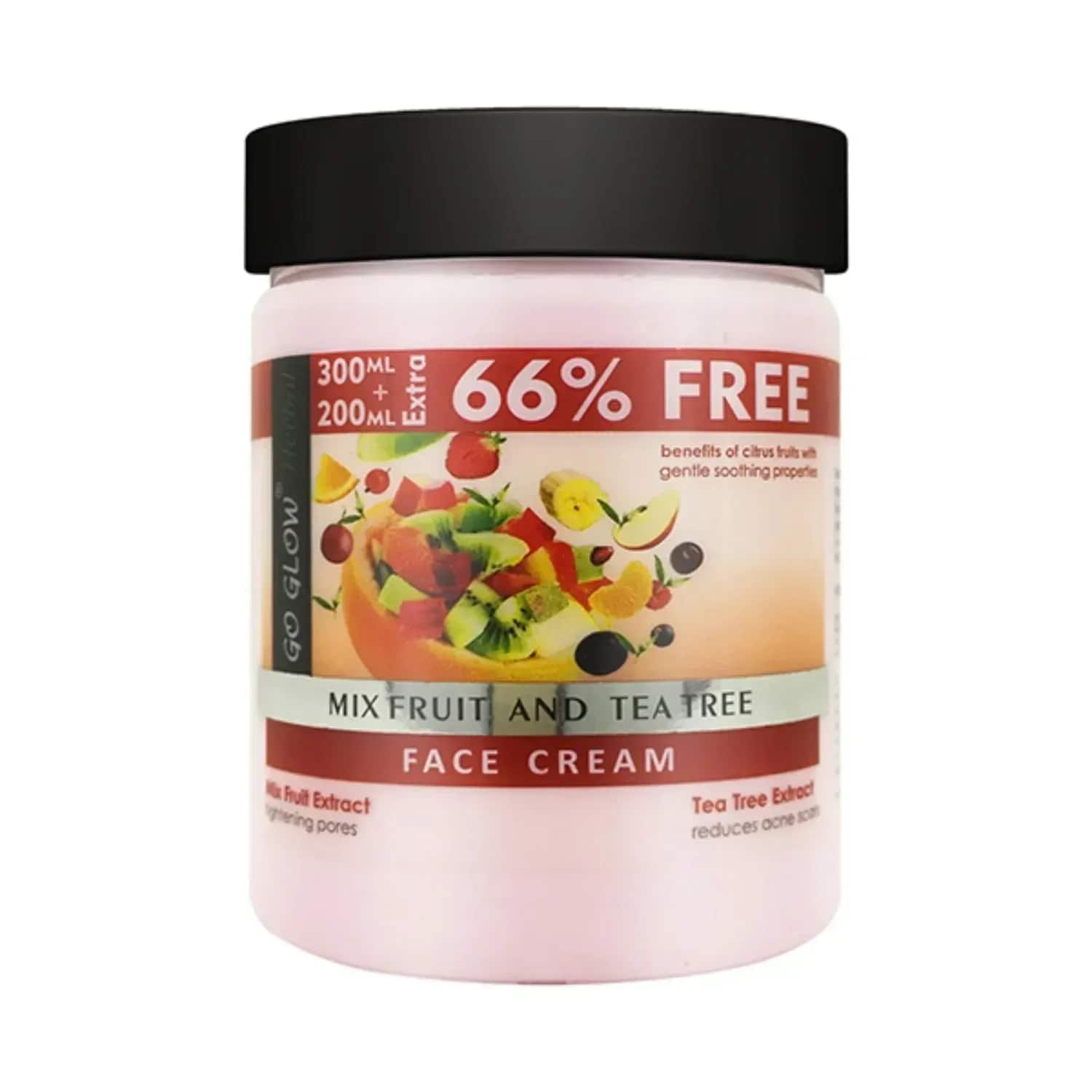 Berina | Berina Go Glow Mix Fruit & Tea Tree Face Cream - (500g)