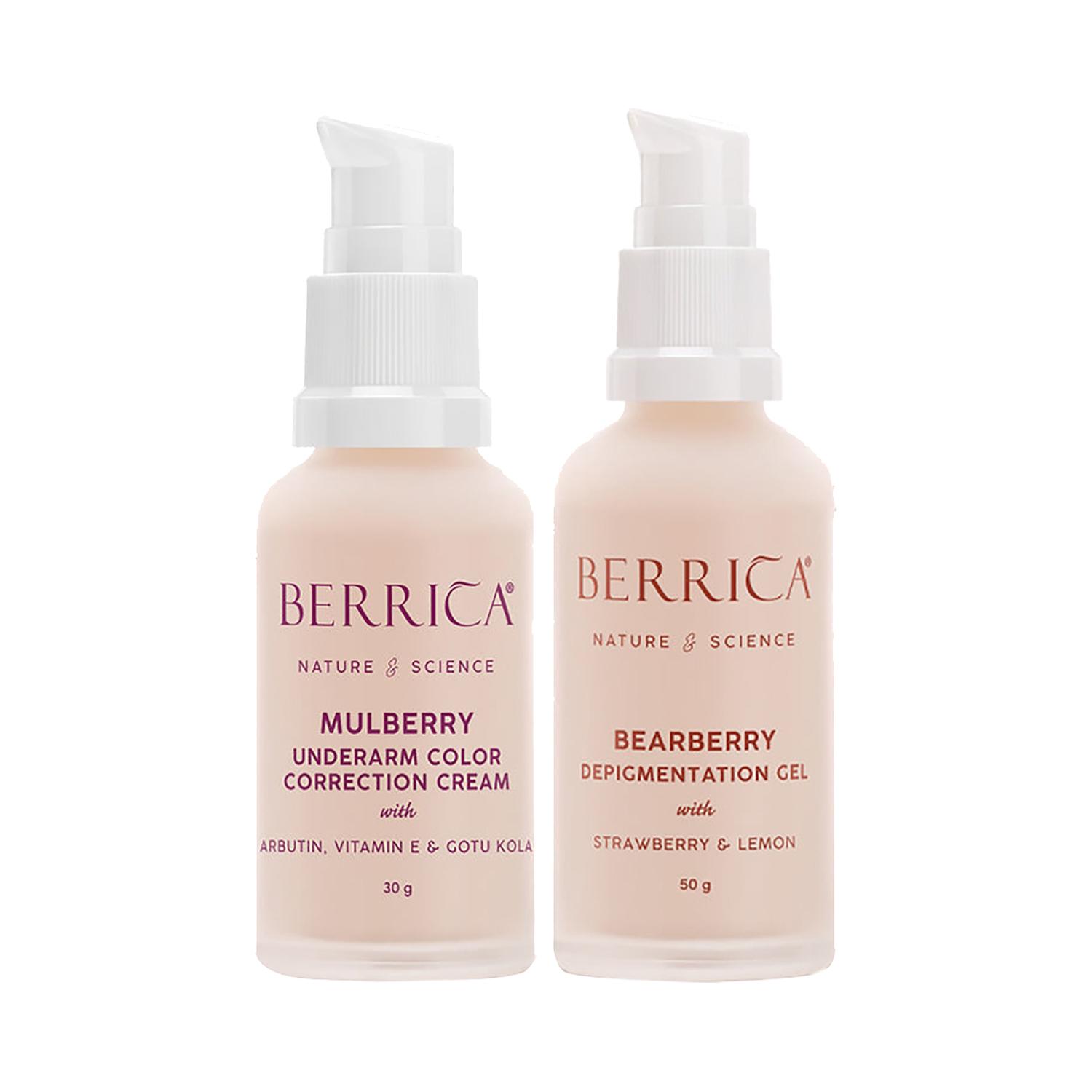 Berrica | Berrica Mulberry Underarm Color Correction Cream (30g) & Bearberry Depigmentation Gel (50g) Combo