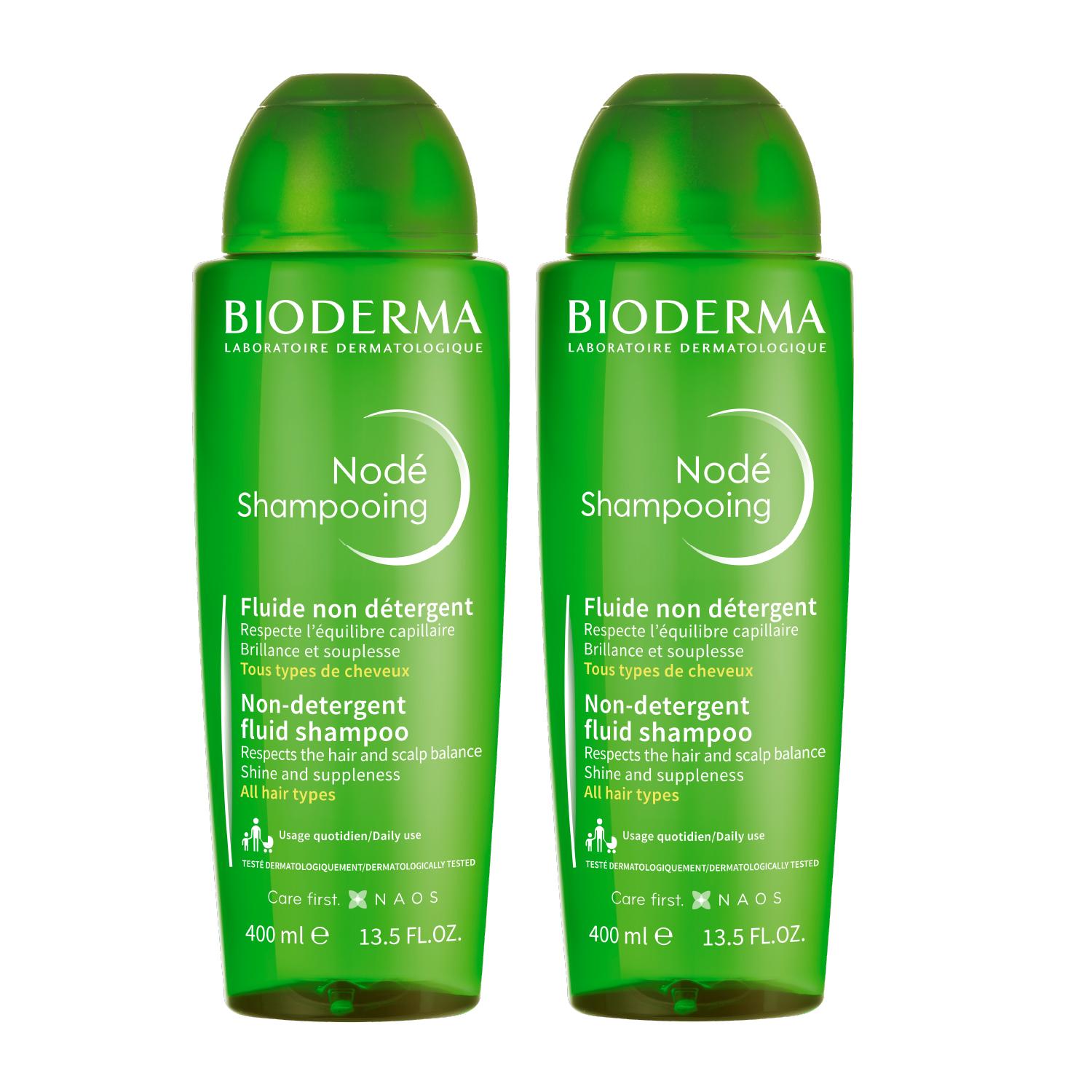 Bioderma | Bioderma Node Fluid Non-Detergent Shampoo Combo (Pack of 2) (400 ml)