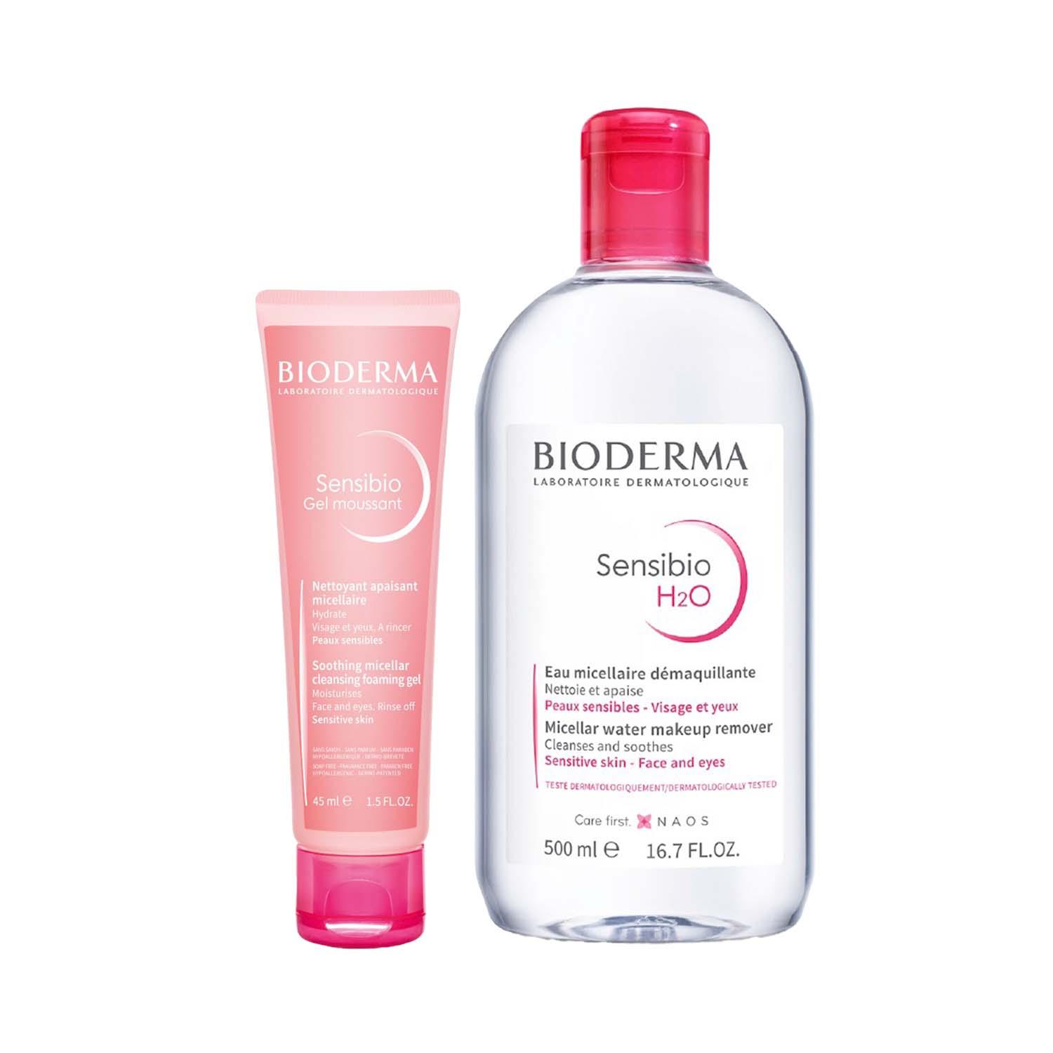 Bioderma | Bioderma Sensibio Double Cleansing Combo For Sensitive Skin