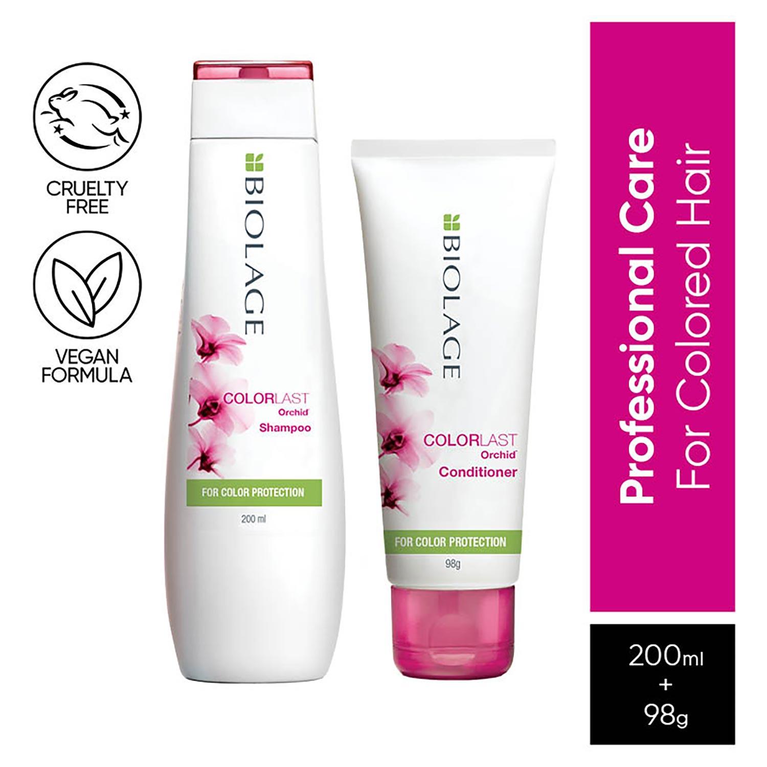Biolage | Biolage Colorlast Shampoo & Conditioner Combo for Protection to Color Treated Hair (200 ml + 98 g)
