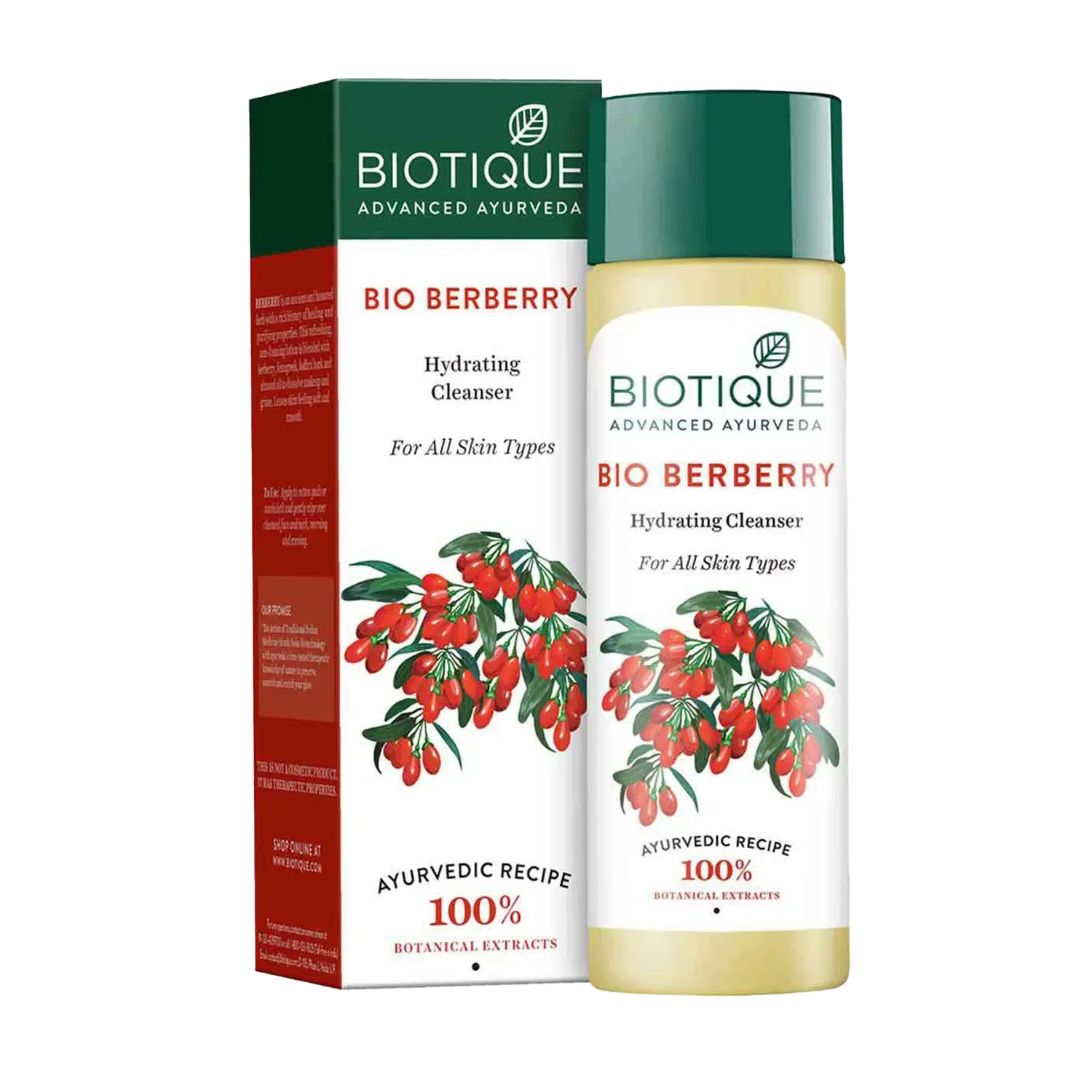 Biotique | Biotique Bio Berberry Hydrating Cleanser - (120ml)