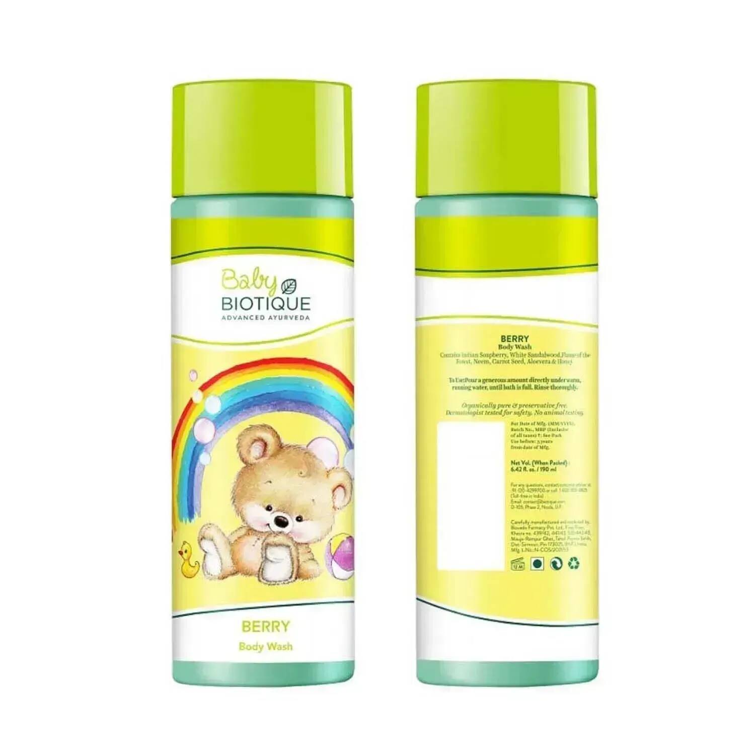 Buy Biotique Bio Berry Body Wash 190ml Online at Best Price in