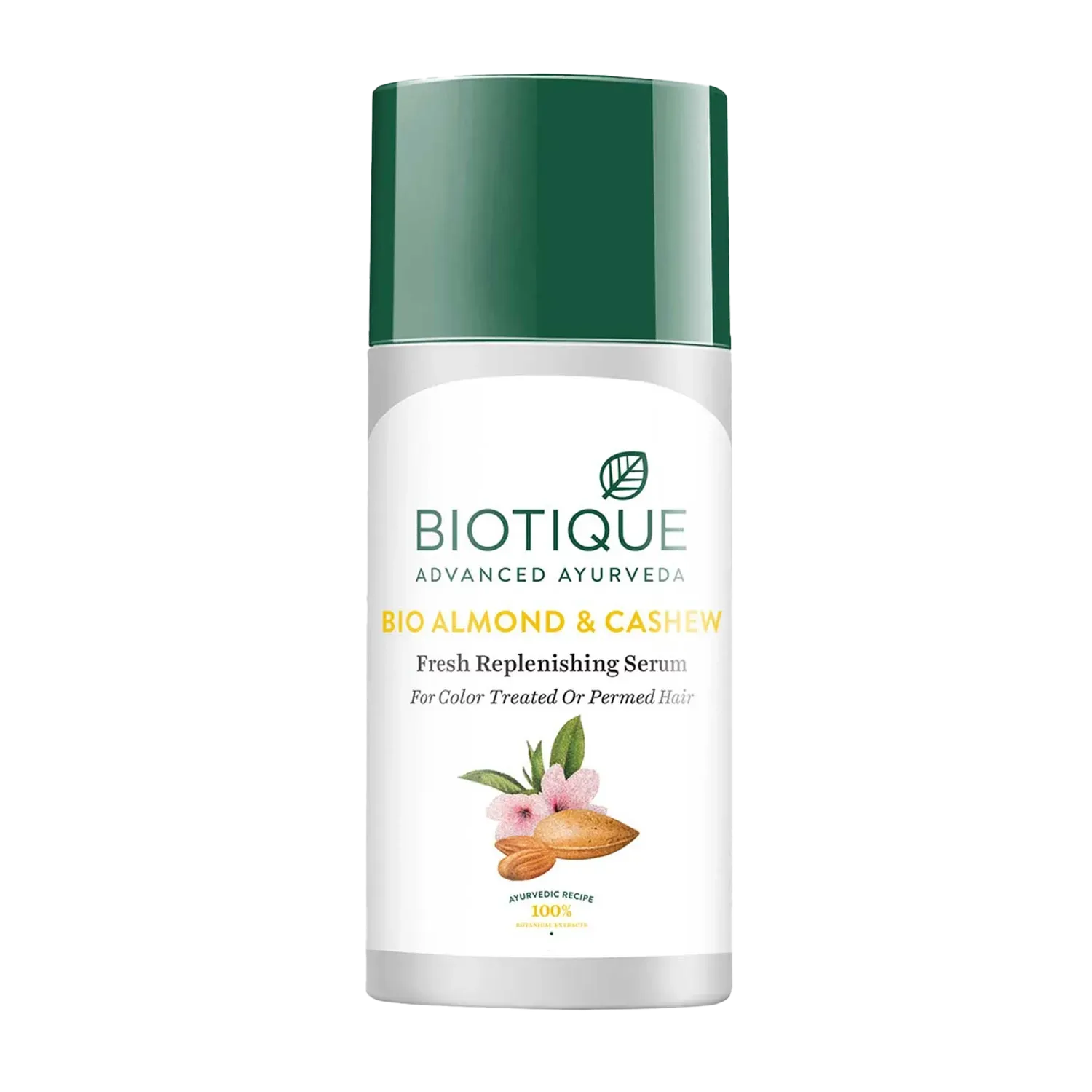 Biotique | Biotique Almond & Cashew Fresh Replenishing Serum for Color Treated & Permed Hair - (40ml)