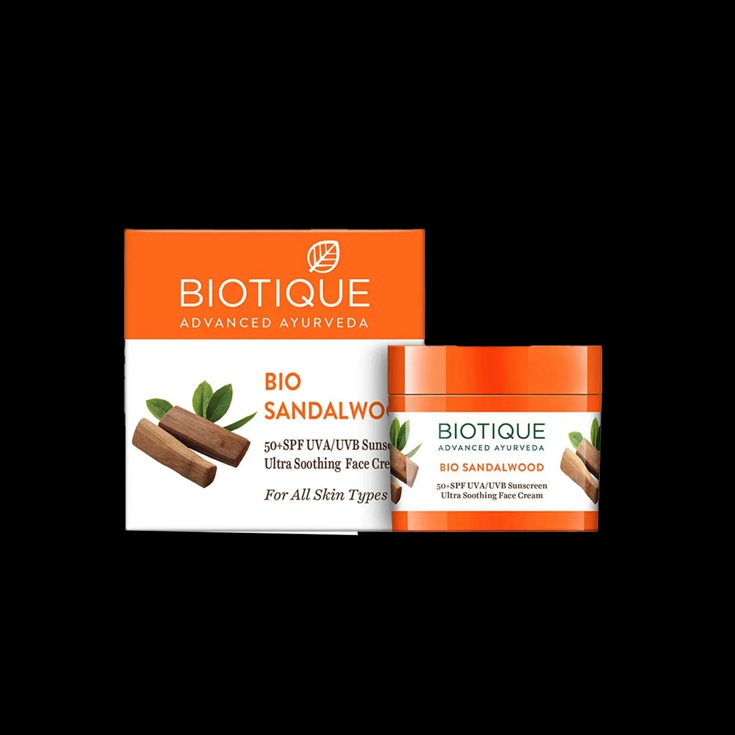 Biotique | Biotique Bio Sandalwood UVB SPF 50+ / UVA PA+++ Sunscreen Ultra Soothing Lotion - (50ml)