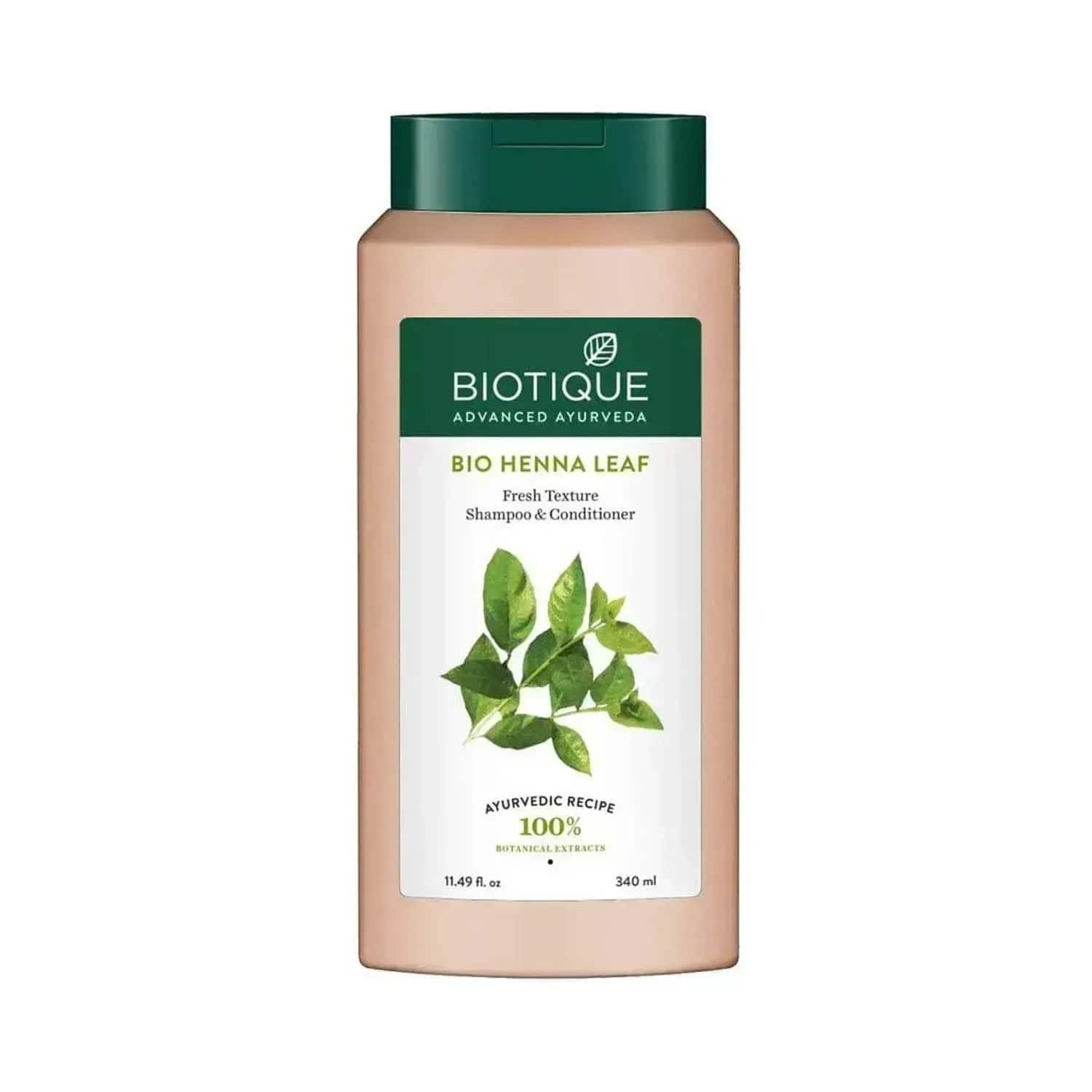 Biotique | Biotique Bio Henna Leaf Fresh Texture Shampoo & Conditioner - (340ml)