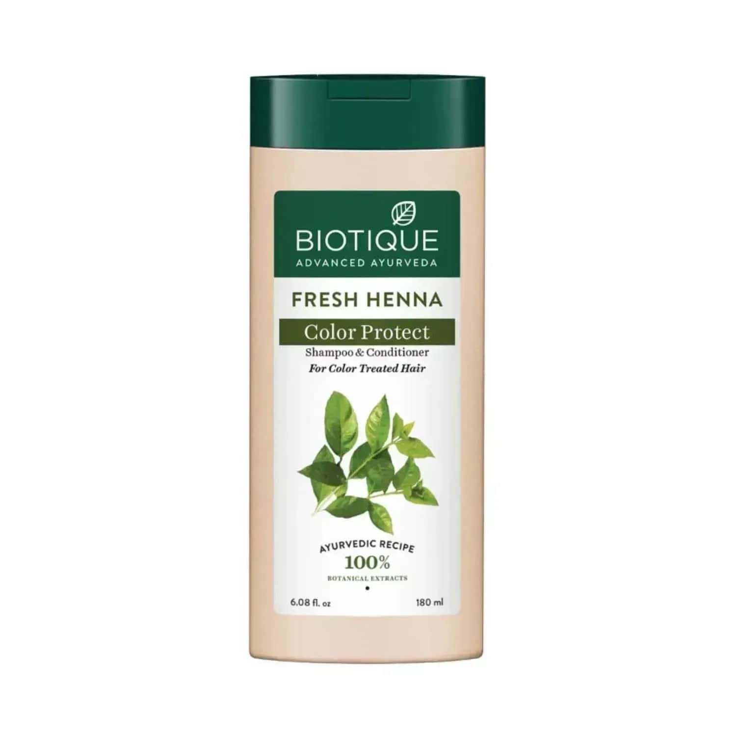 Biotique | Biotique Bio Henna Leaf Fresh Texture Shampoo & Conditioner - (180ml)