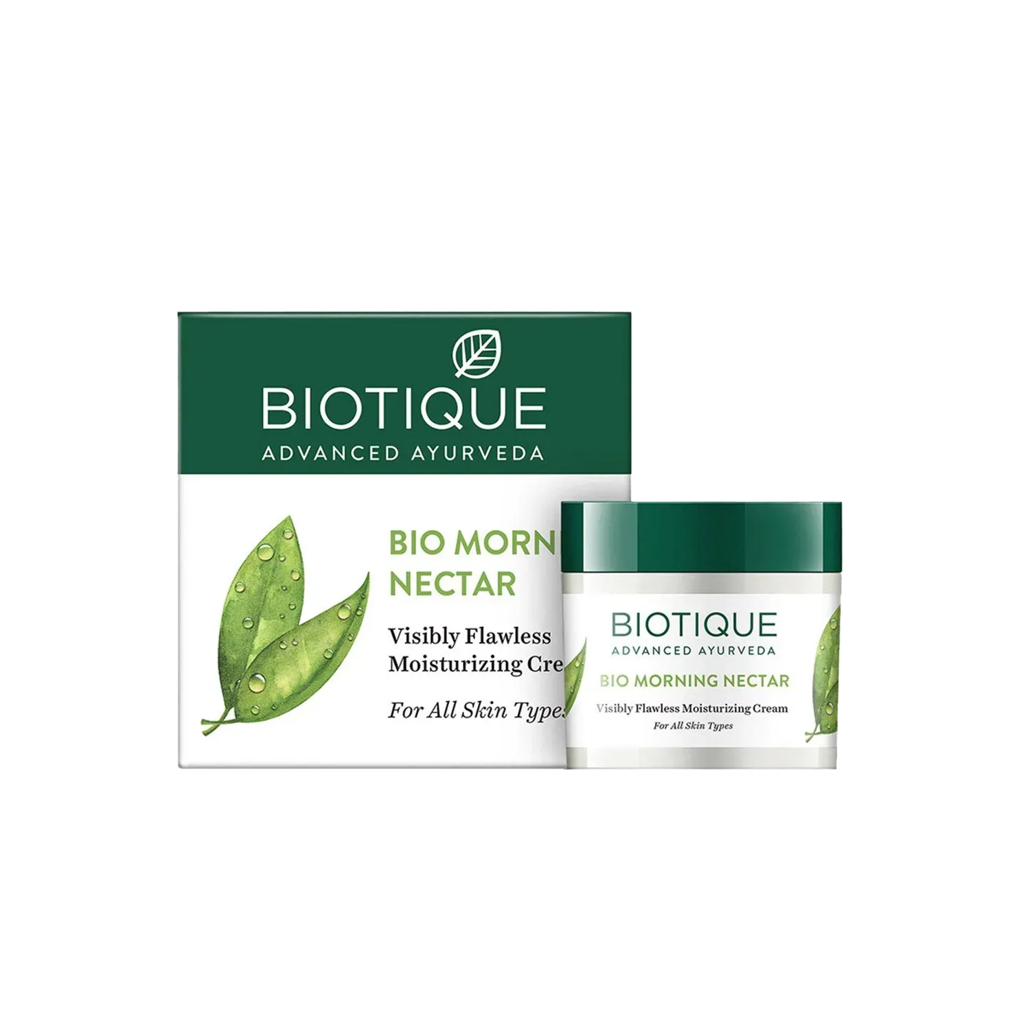 Biotique | Biotique Bio Morning Nectar Visibly Flawless Moisturizing Cream - (50g)