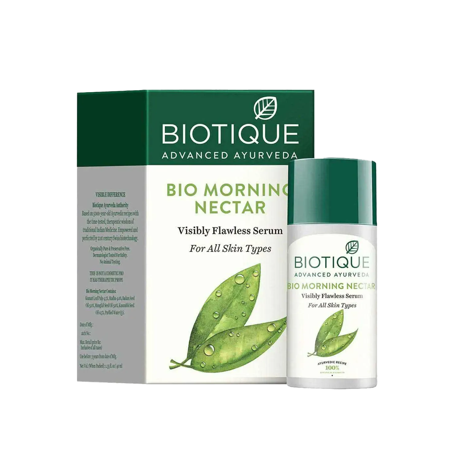 Biotique | Biotique Bio Morning Nectar Visibly Flawless Serum - (40ml)