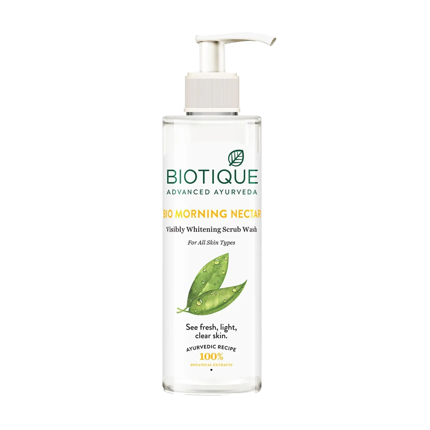 Biotique | Biotique Bio Morning Nectar Visibly Whitening Scrub Wash - (200ml)