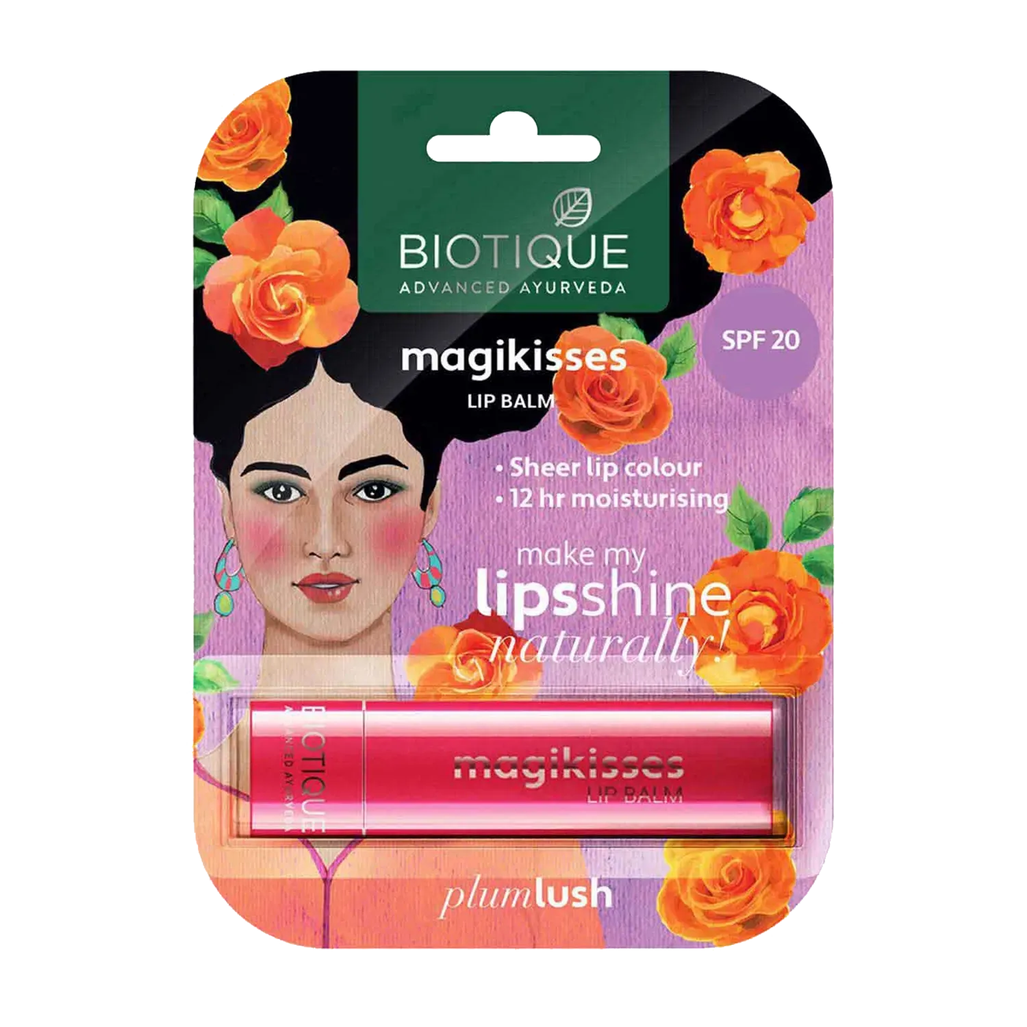 Biotique | Biotique Magikisses Lip Balm - Plum It (4g)