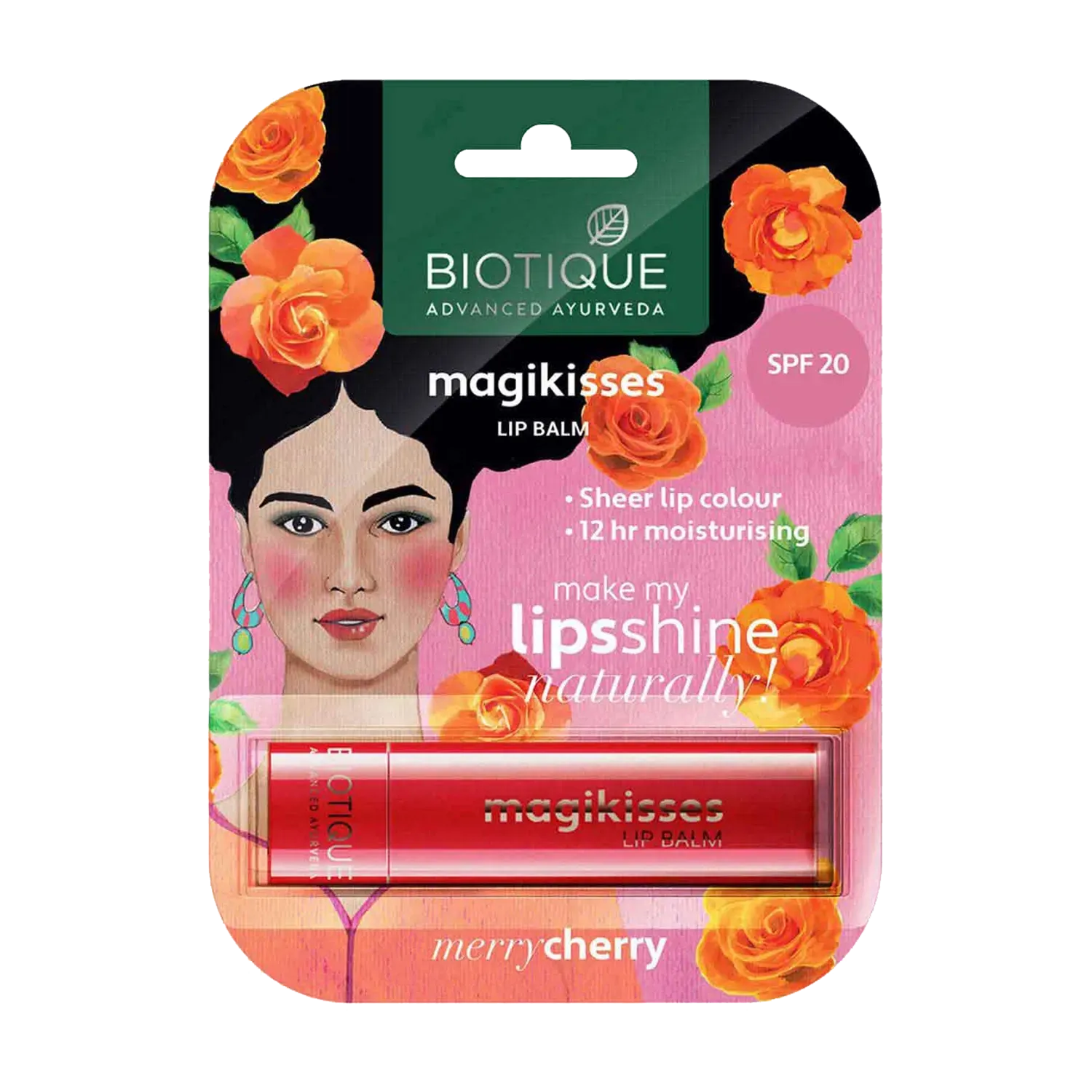 Biotique | Biotique Magikisses Lip Balm - Merry Cherry (4g)