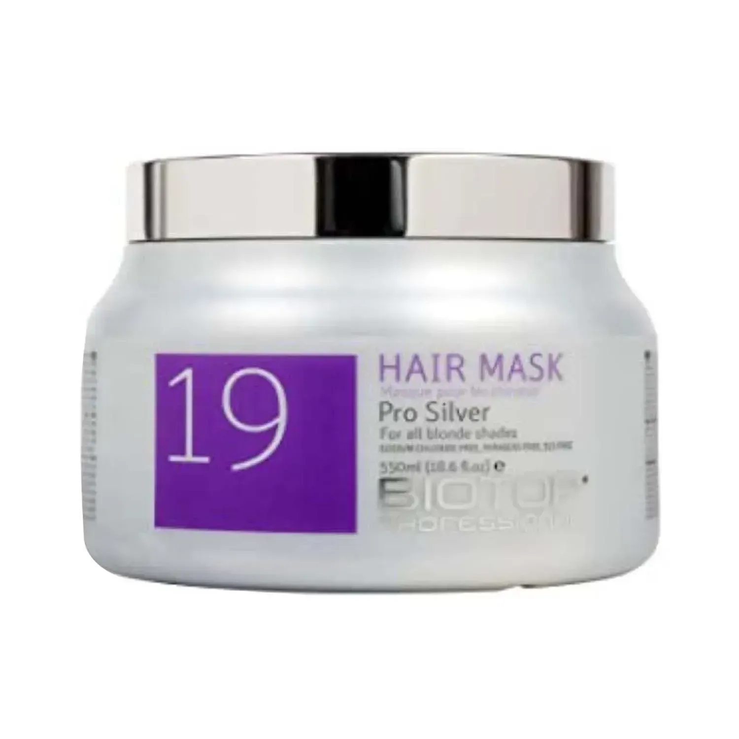 Biotop Professional 19 Pro Silver Hair Mask - (550ml)