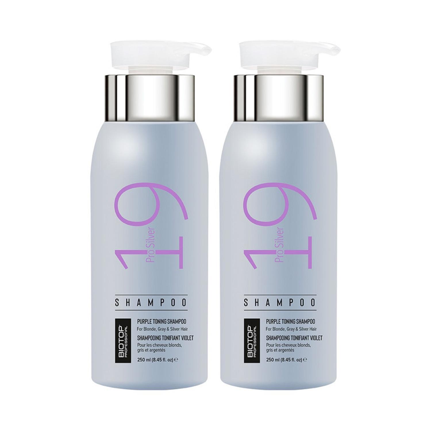 Biotop Professional | Biotop Professional 19 Shampoo Pro Silver (250ml) Each (Pack of 2) Combo