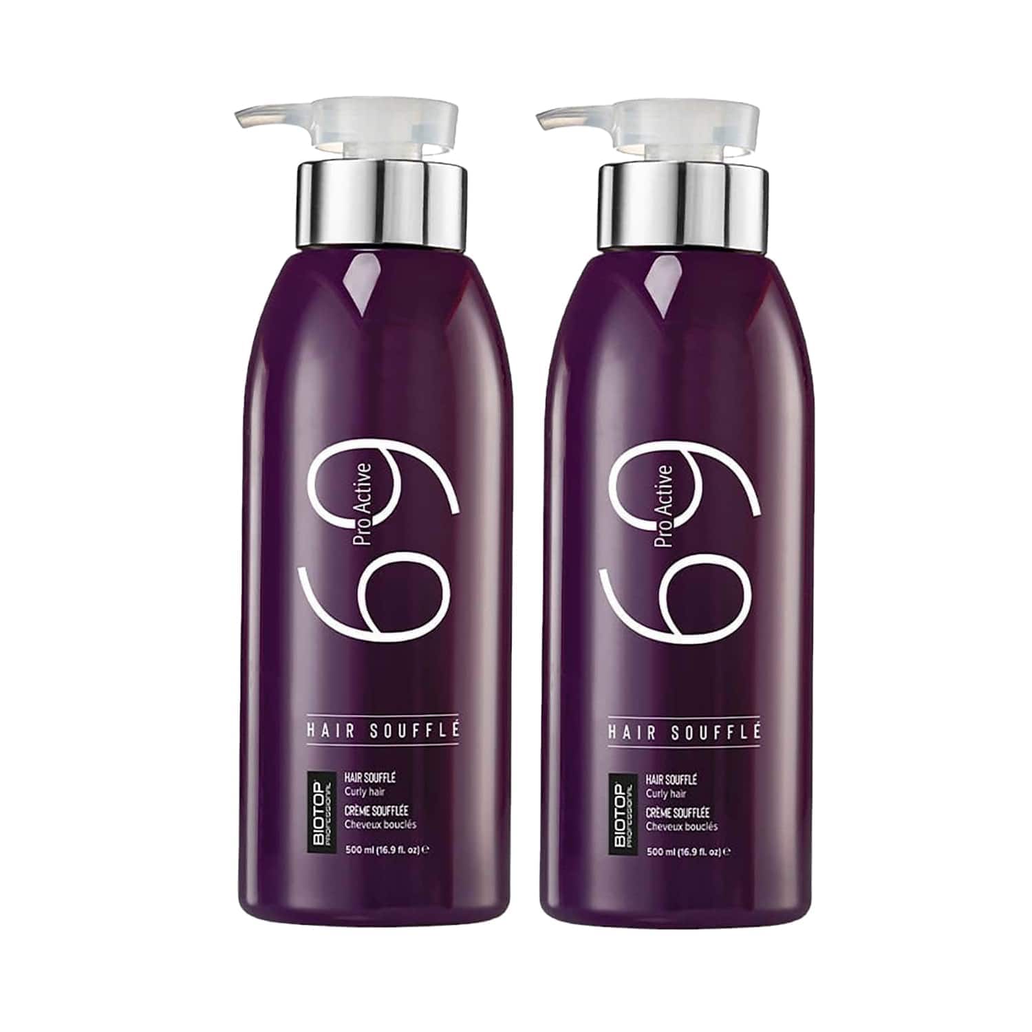 Biotop Professional | Biotop Professional 69 Pro Active Hair Souffle Curls (500 ml x 2) Pack of 2 Combo