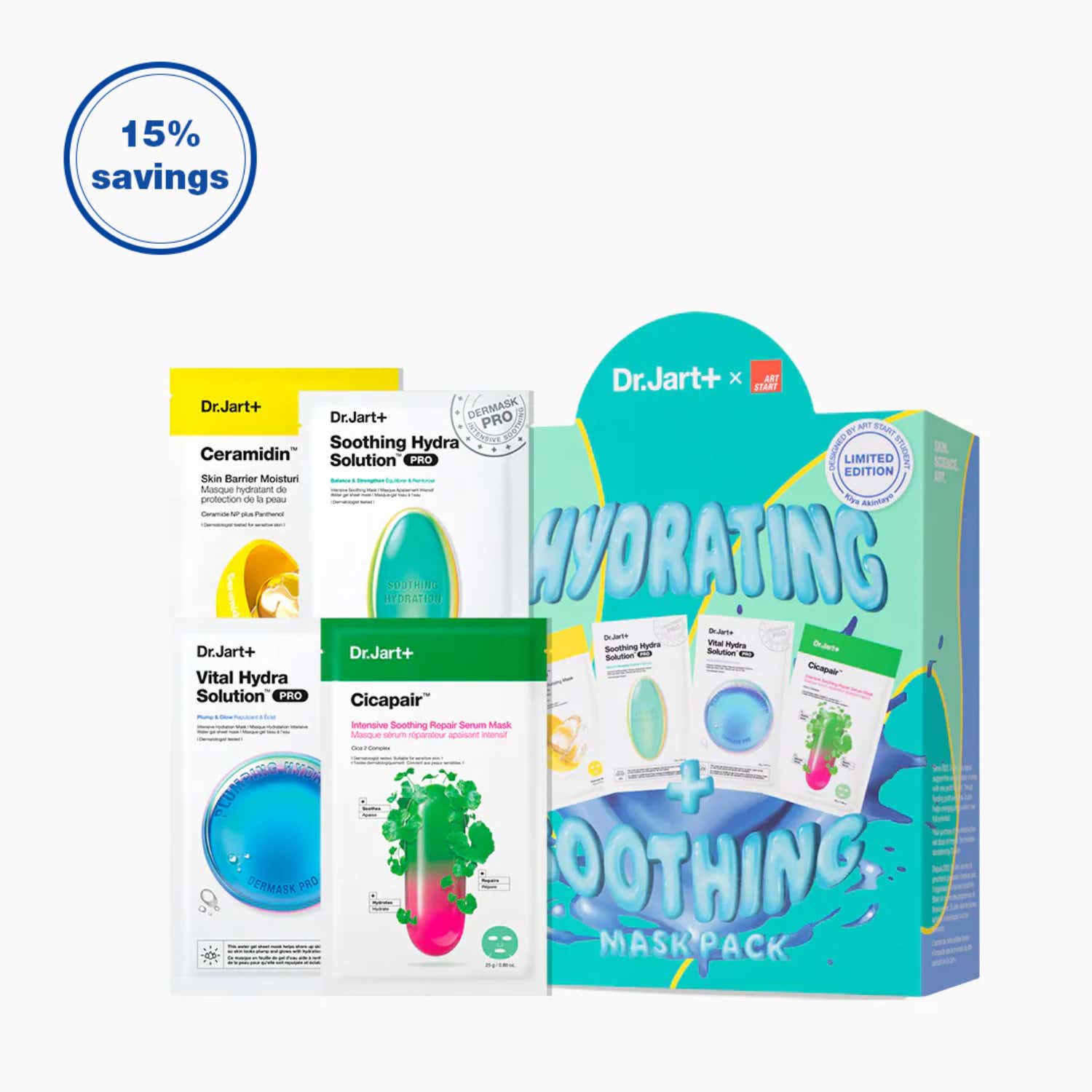 Dr.Jart+ | Dr. Jart+ Hydrating and Soothing Mask Kit (4 pcs)