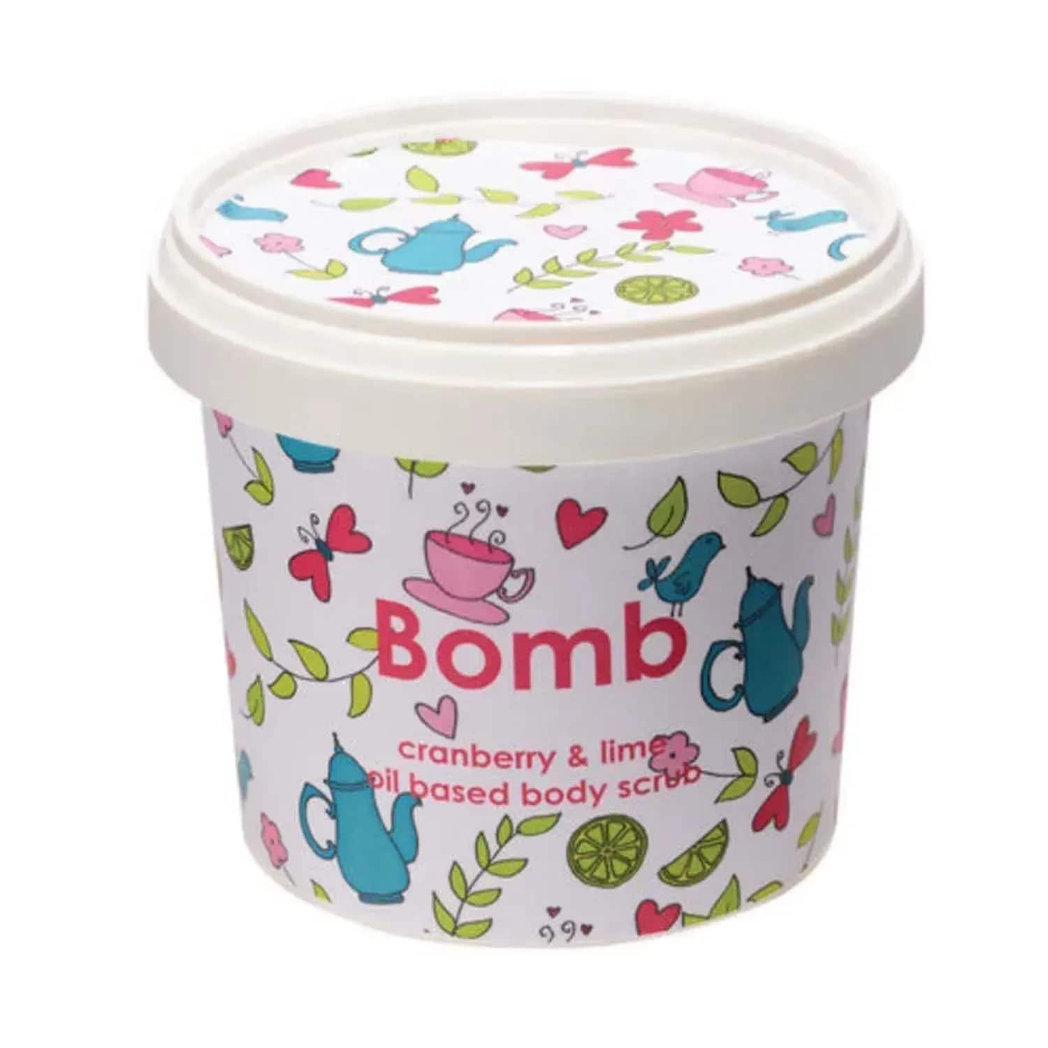 Bomb Cosmetics | Bomb Cosmetics Cranberry & Lime Oil Based Body Scrub - (400g)