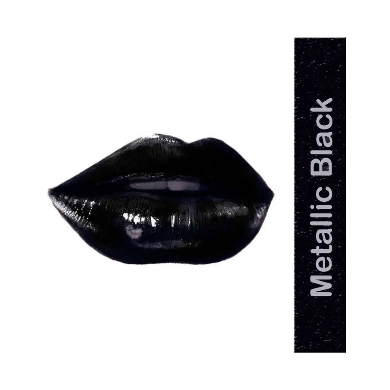 Bonjour Paris | Bonjour Paris Premium Metallic Shine Lipstick - Metallic Black (4.2g)