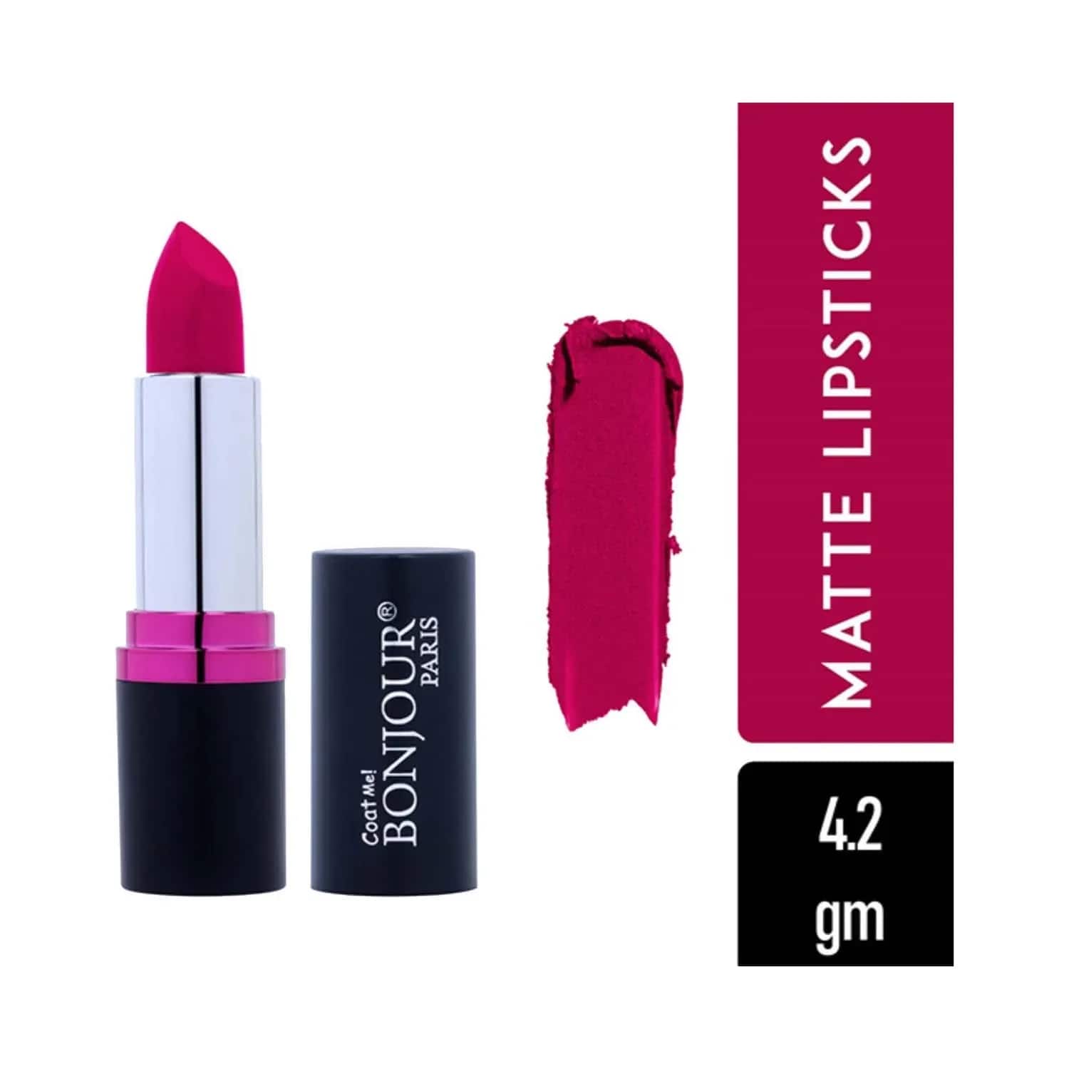 Bonjour Paris | Bonjour Paris Silk Matte Lipstick - Pink Rose (4.2g)