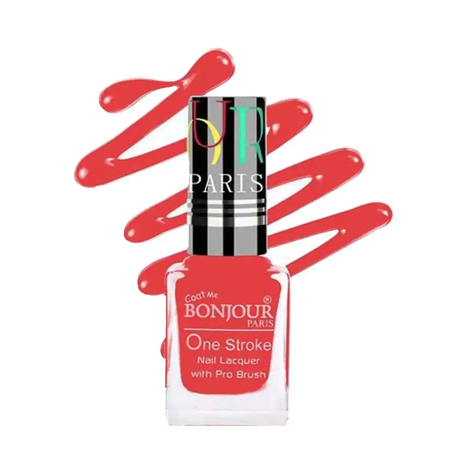 Buy Bonjour Paris Satin Matte Nail Polish Hot Pink (9ml) Online at Best Price in India on Tira