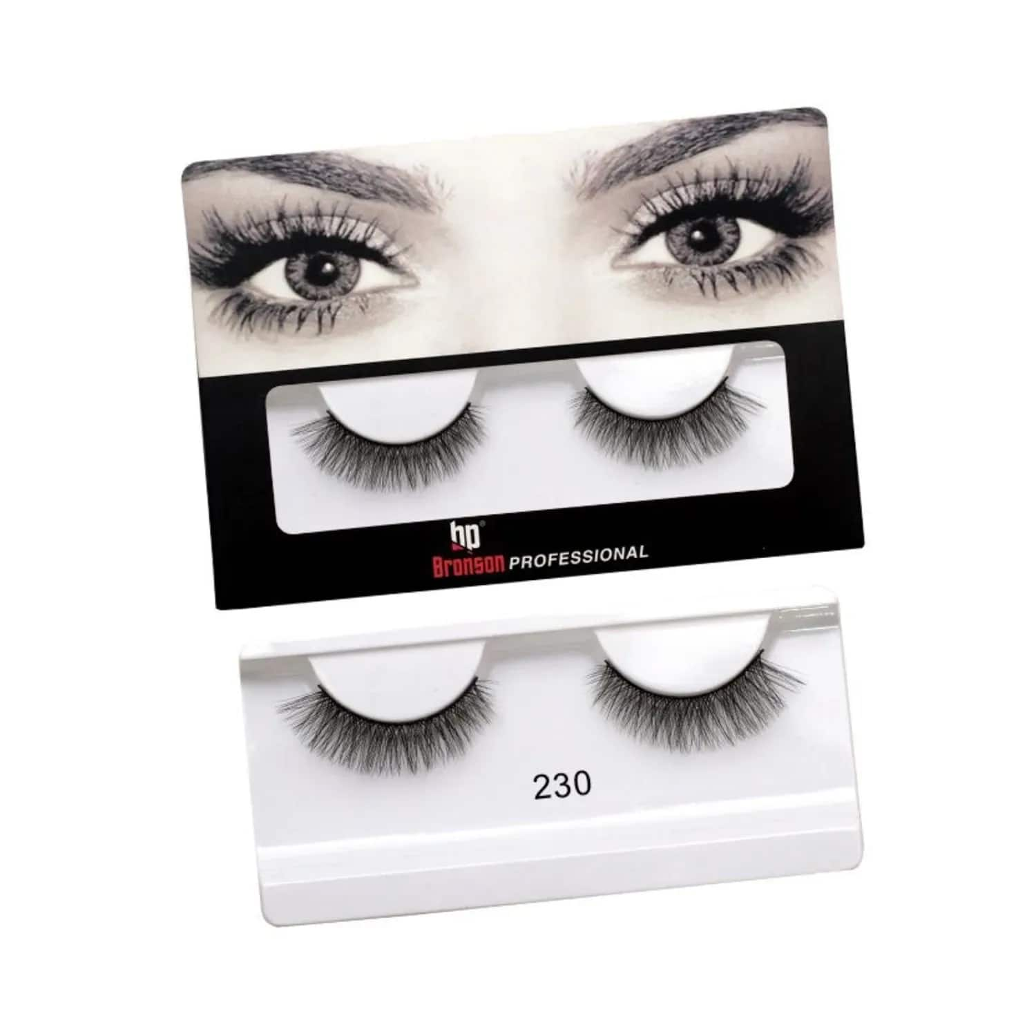 Bronson Professional | Bronson Professional 3D Effect False Eyelashes - 230 Black (1 Pair)