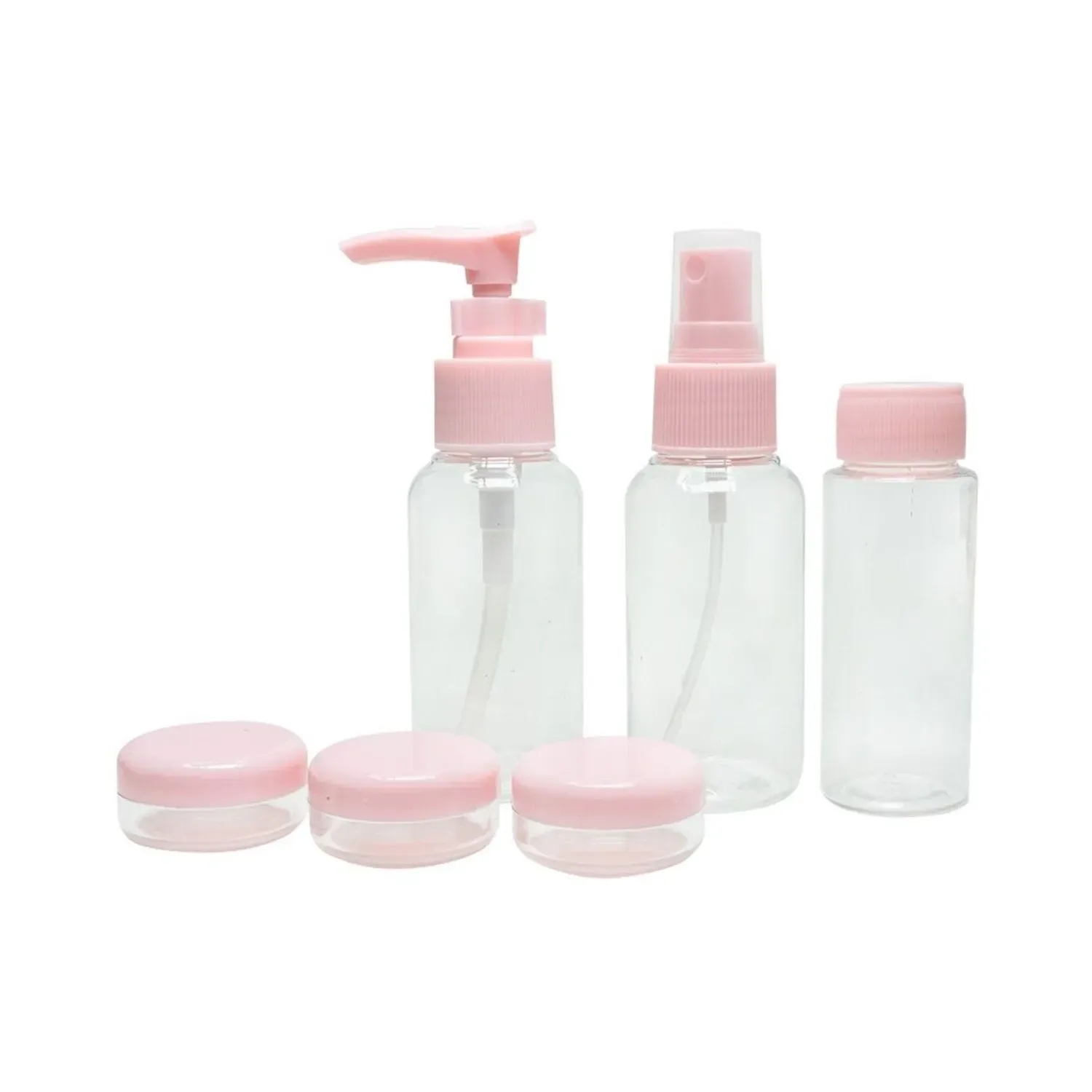 Bronson Professional | Bronson Professional Travel Makeup Bottle and Jar Set (6Pcs)