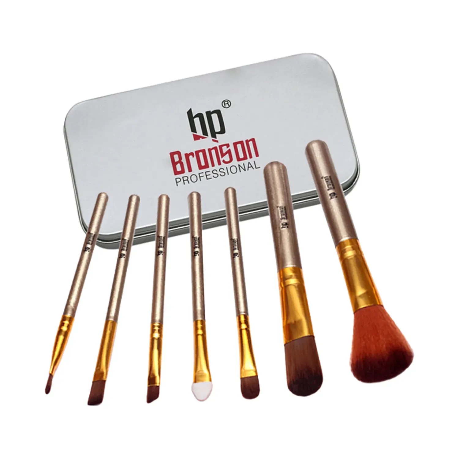 Bronson Professional | Bronson Professional Makeup Brush Set with Storage Box (7Pcs)