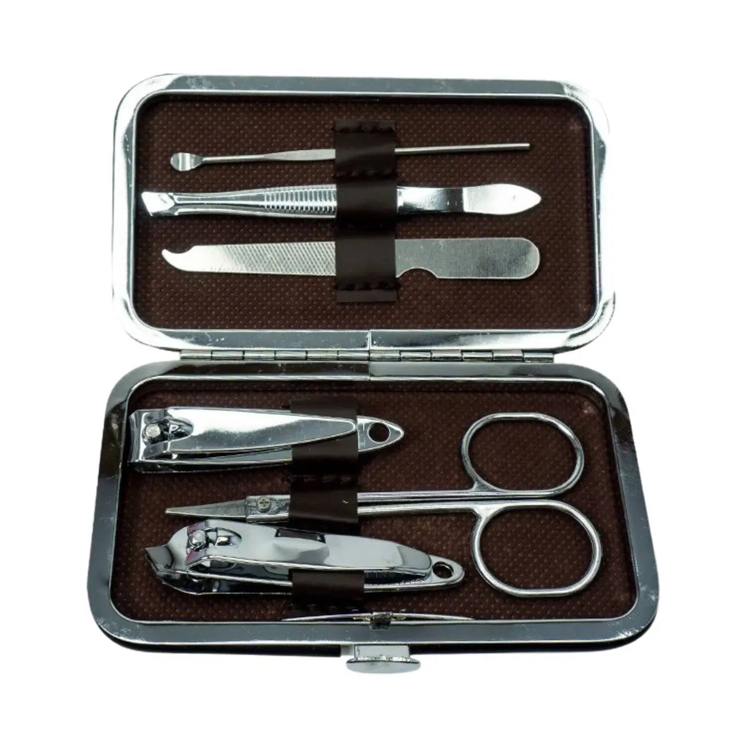 Bronson Professional | Bronson Professional Manicure Tool Set with Holder (6Pcs)