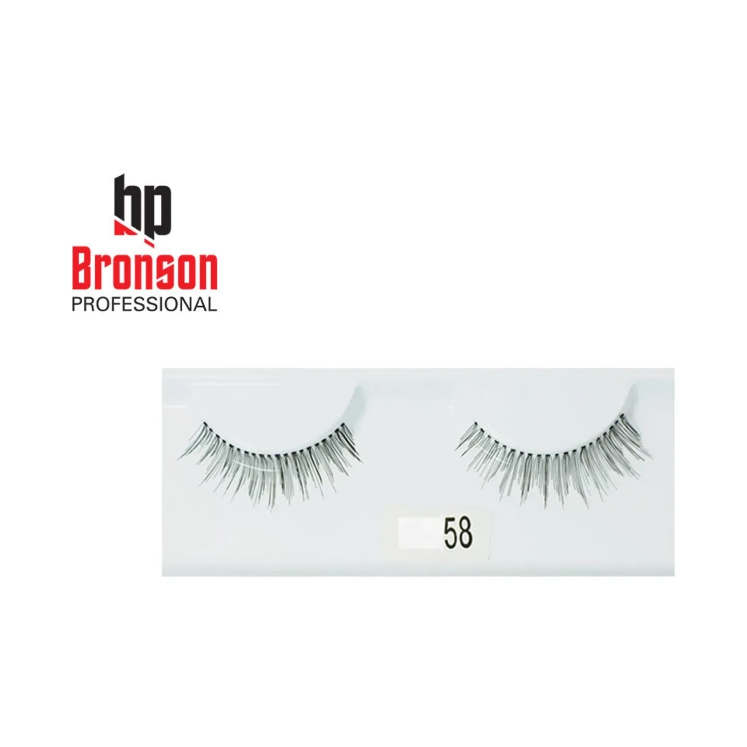 Bronson Professional | Bronson Professional Eyelashes - 58 Black (1 Pair)