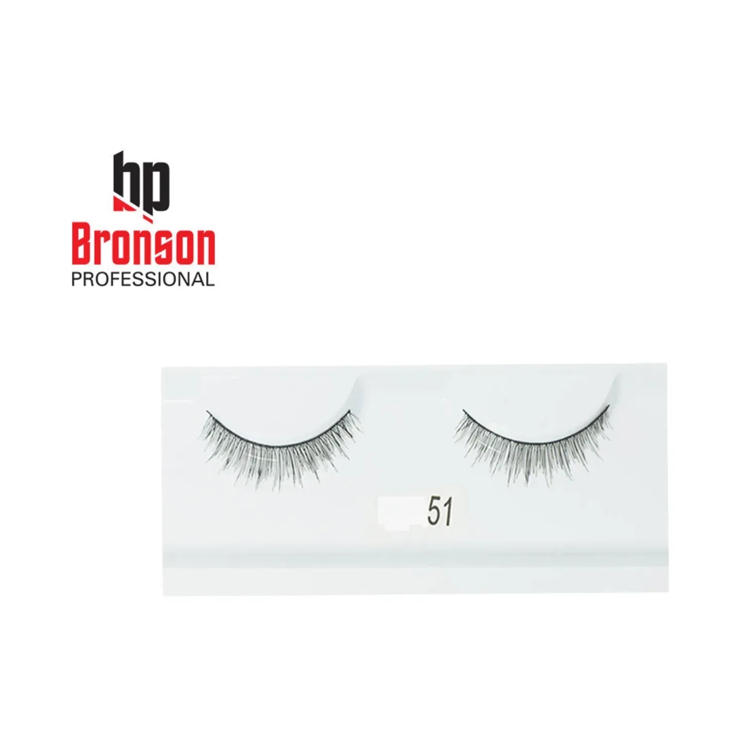 Bronson Professional Eyelashes - 51 Black (1 Pair)