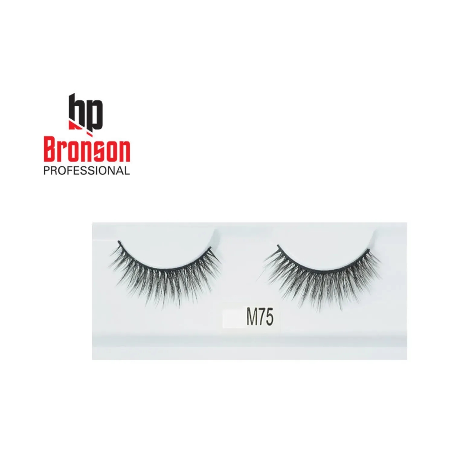 Bronson Professional | Bronson Professional 3D Eyelashes - M75 Black (1 Pair)