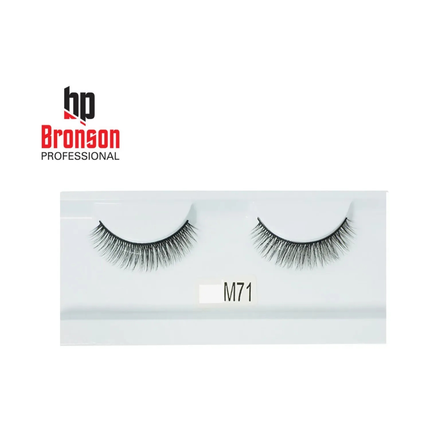 Bronson Professional | Bronson Professional 3D Eyelashes - M71 Black (1 Pair)