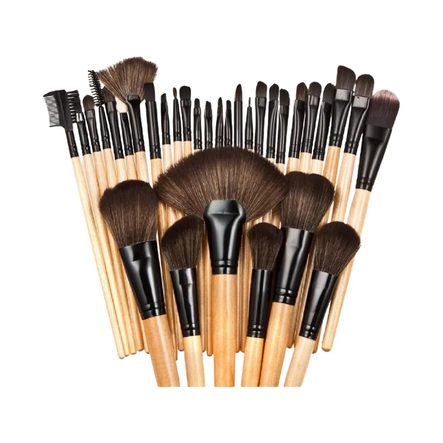 Bronson Professional | Bronson Professional Makeup Brush Set with Storage Pouch (32Pcs)