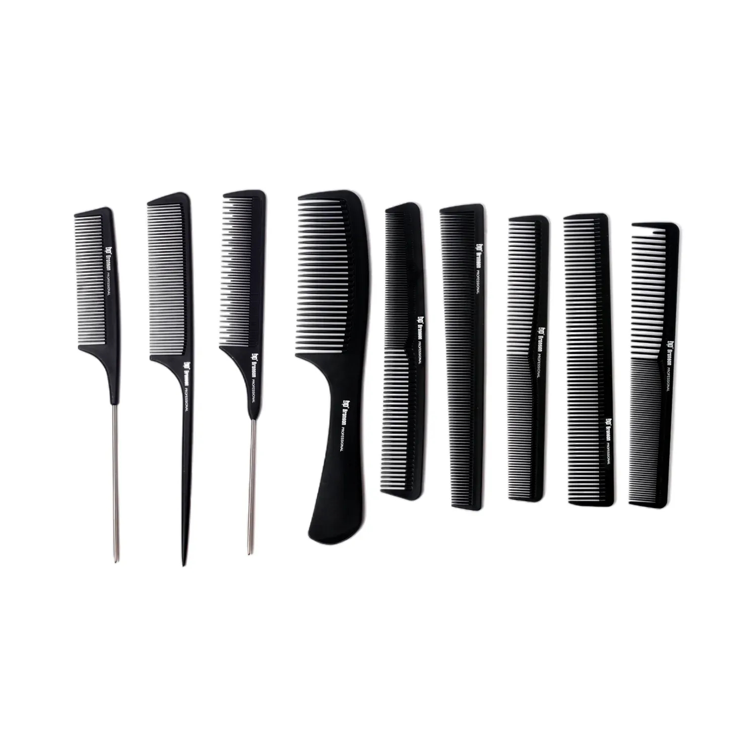 Bronson Professional | Bronson Professional Hair Comb Set (9Pcs)