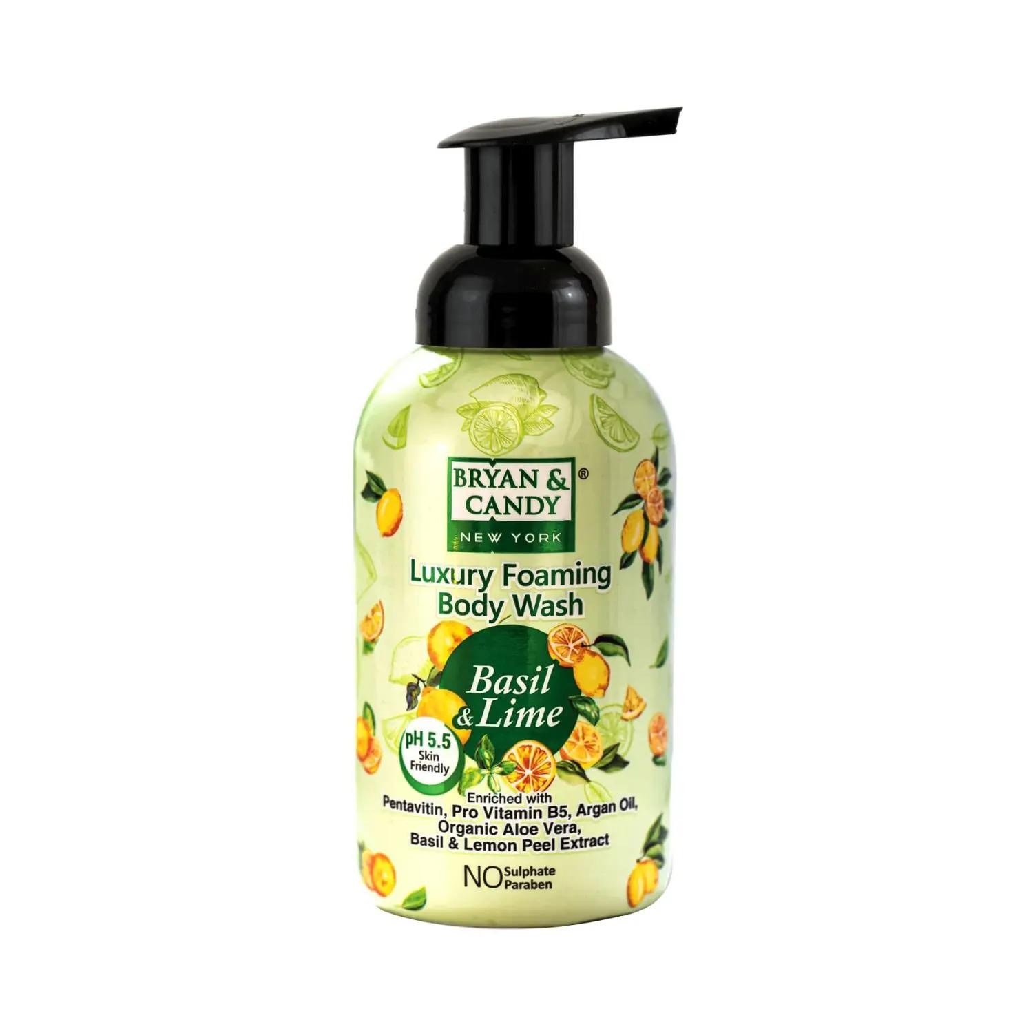 BRYAN & CANDY Basil & Lime Foaming Body Wash (400ml)