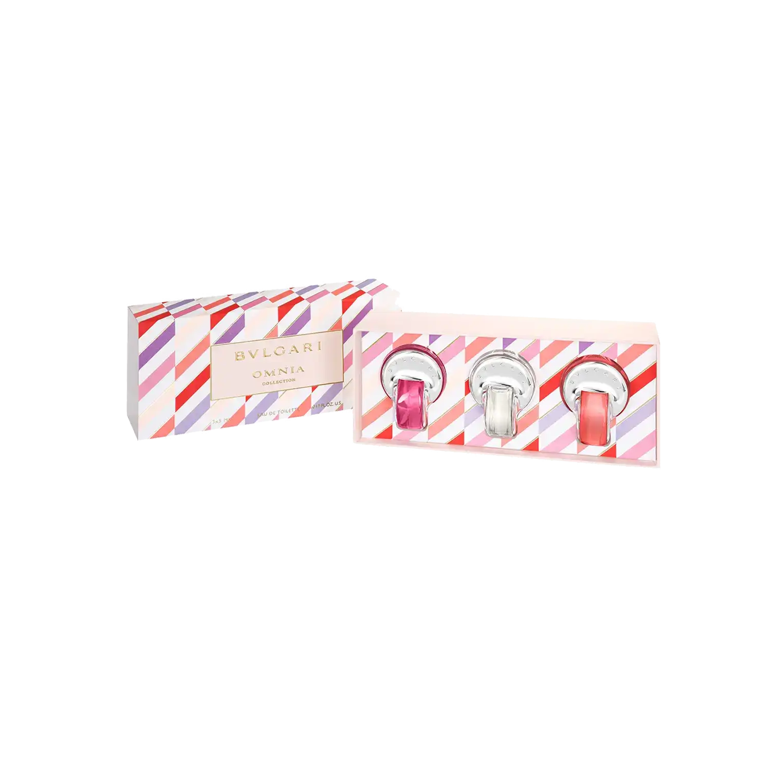 Bvlgari | Bvlgari Omnia Collection Eau De Toilette Kit - (Omnia Crystalline + Omnia Pink Sapphire + Omnia Coral) (3Pcs) (5ml Each)