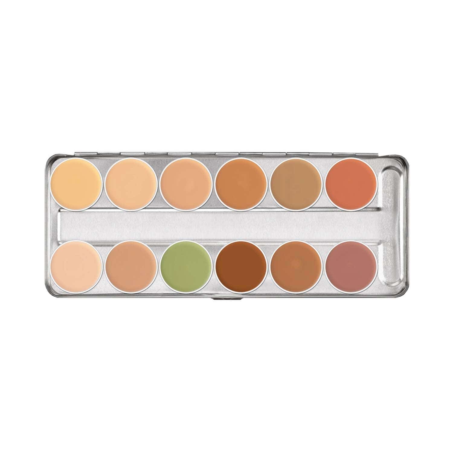 KRYOLAN | KRYOLAN Dermacolor Camouflage Creme Palette 12 Colors - Delhi1 (40 g)