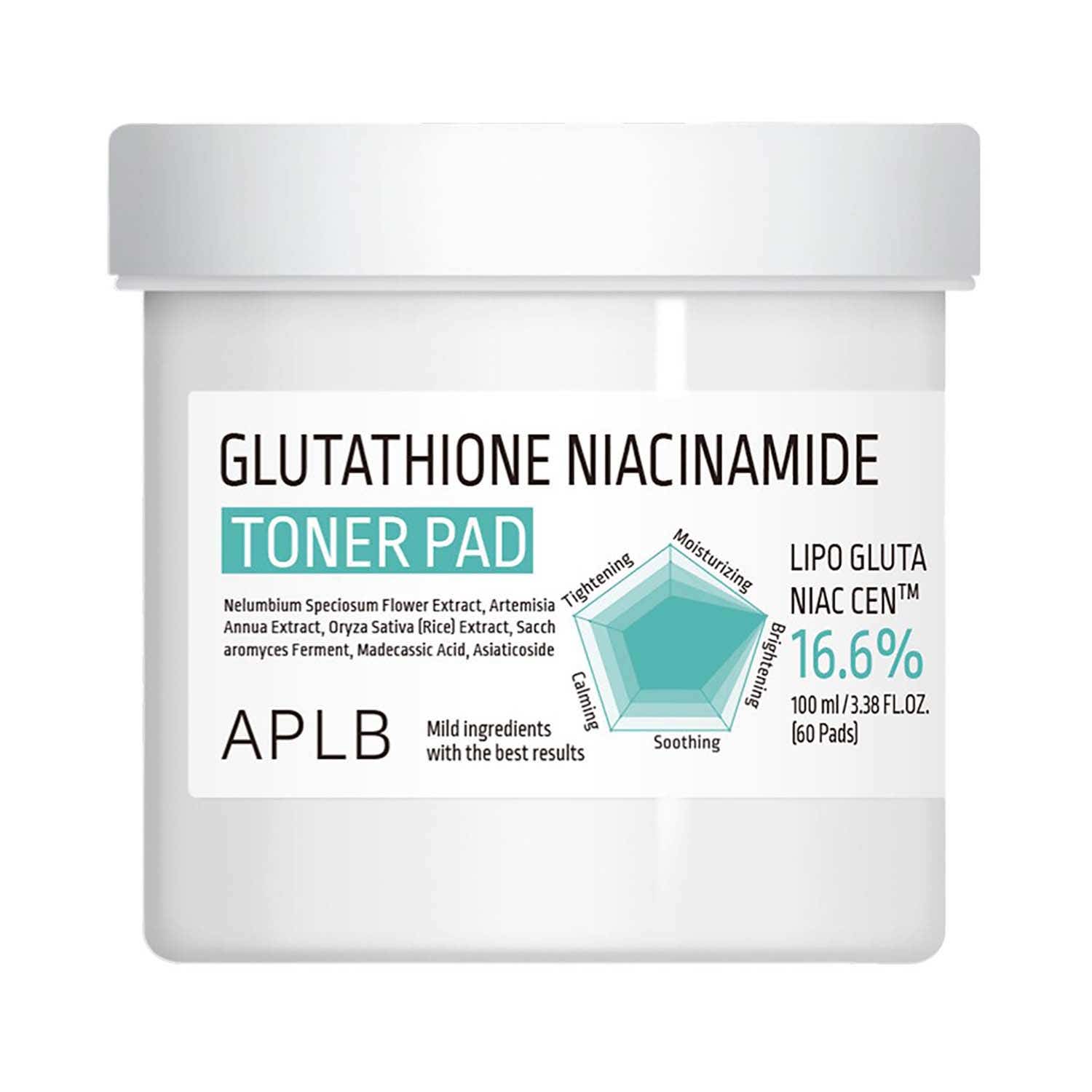 APLB | APLB Glutathione Niacinamide Toner Pad (100 ml)