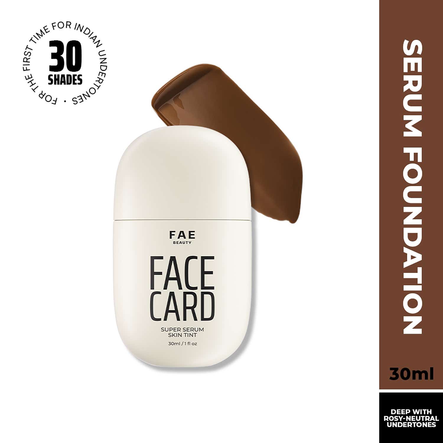 FAE BEAUTY | FAE BEAUTY Face Card Serum Skin Tint: Skin-like Foundation - 94N - Neutral (30 ml)